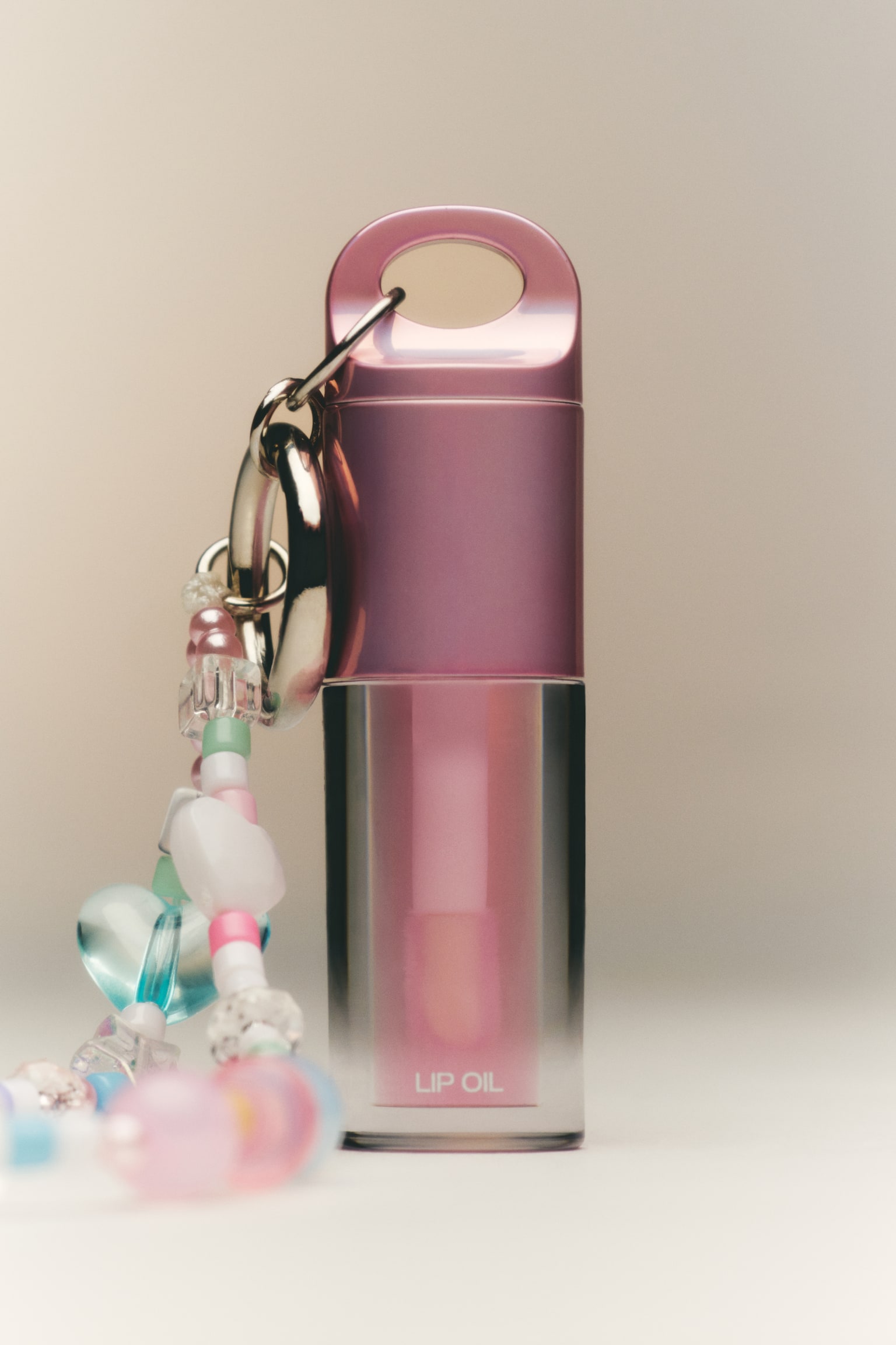 Lip oil keyring - Pink/Pearl/Blueberry - 2