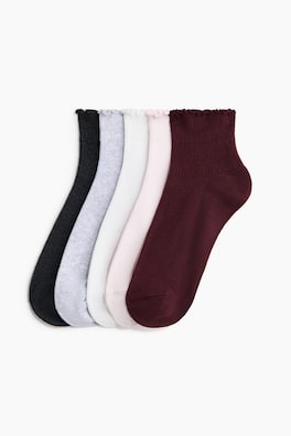 5-pack ankelstrumpor
