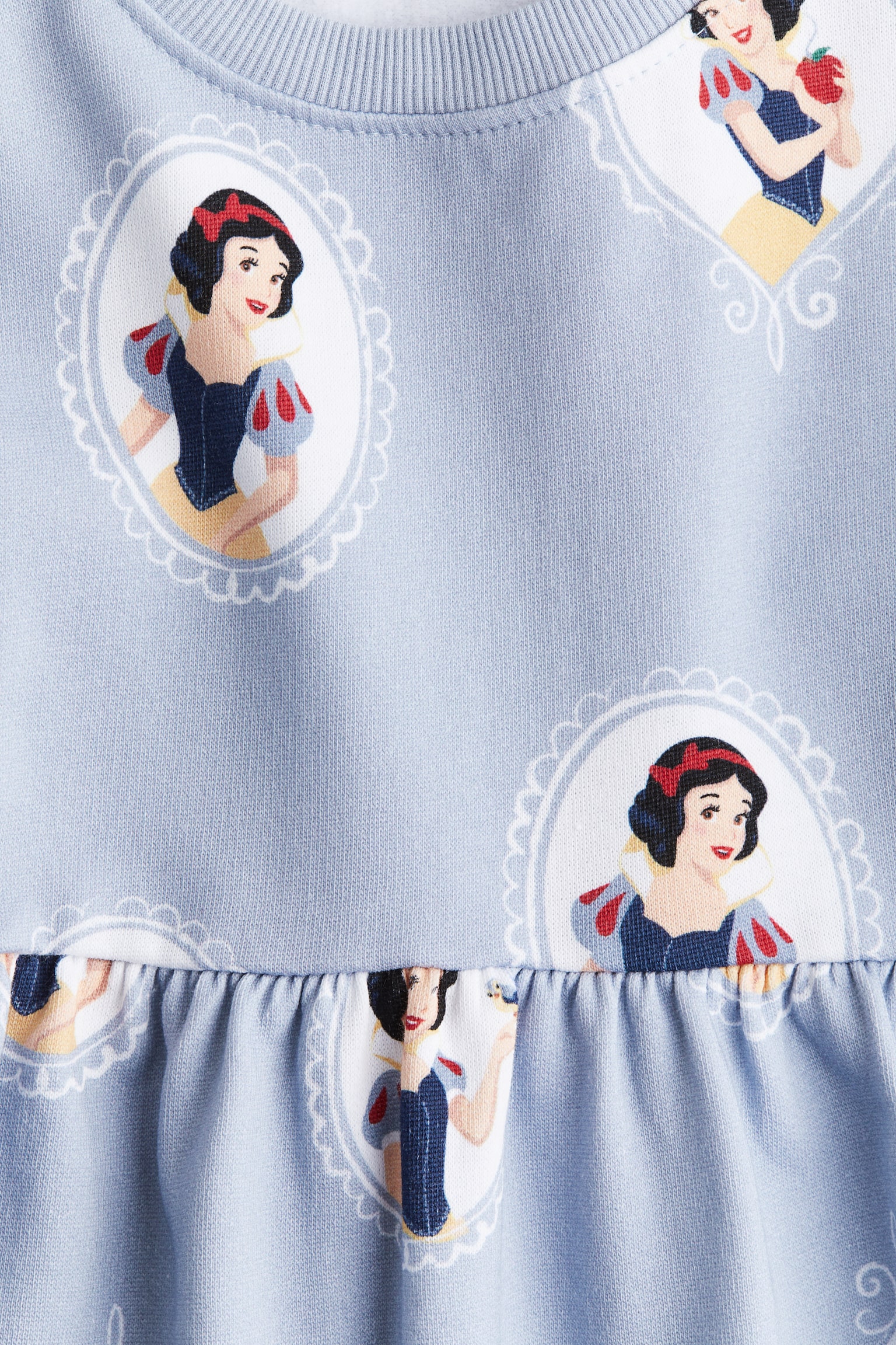 Printed sweatshirt dress - Light blue/Snow White/Dark grey/Bluey - 2