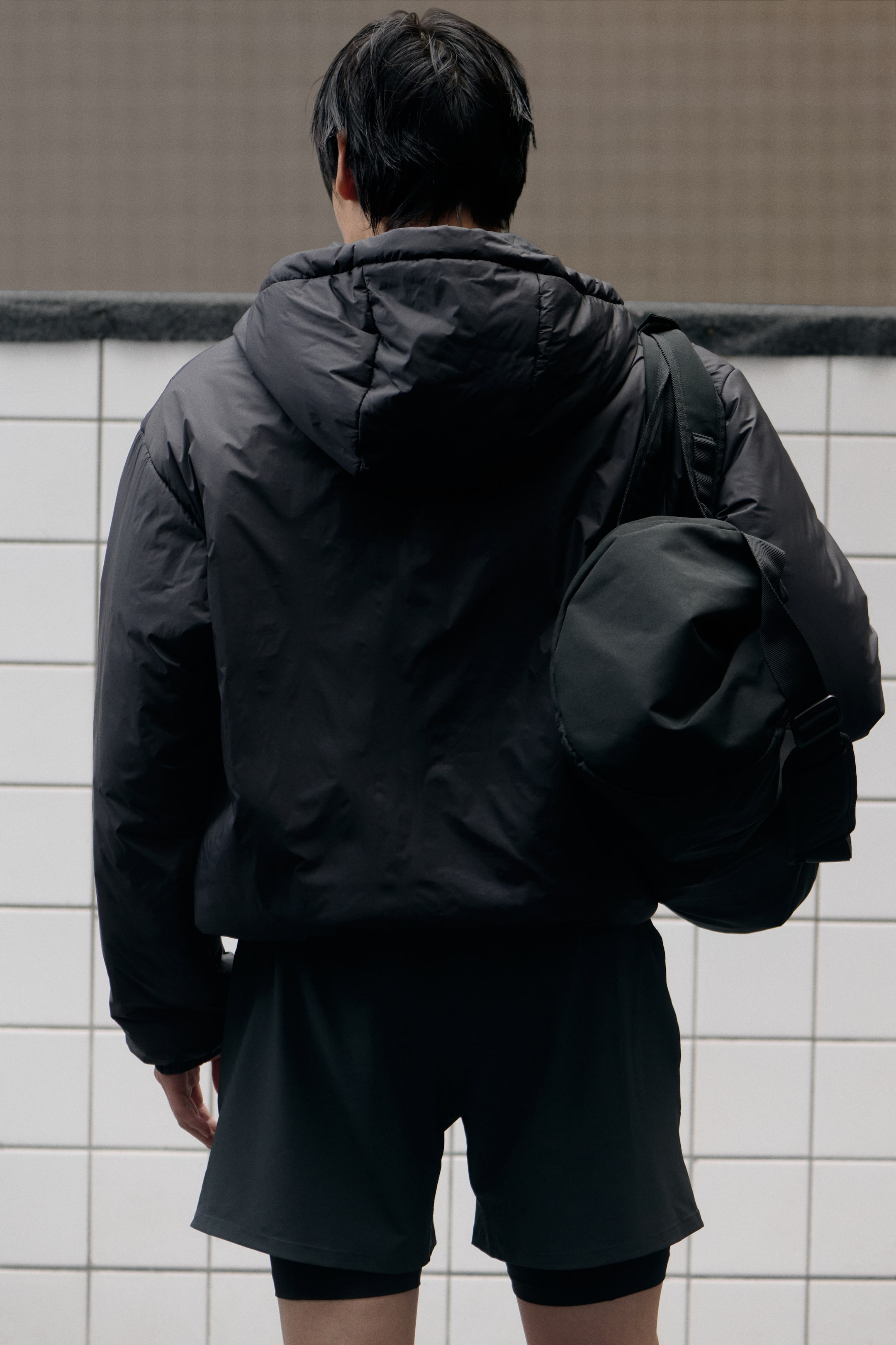 View larger image: Windproof & water-repellent padded jacket - Black - Men | H&M GB 4