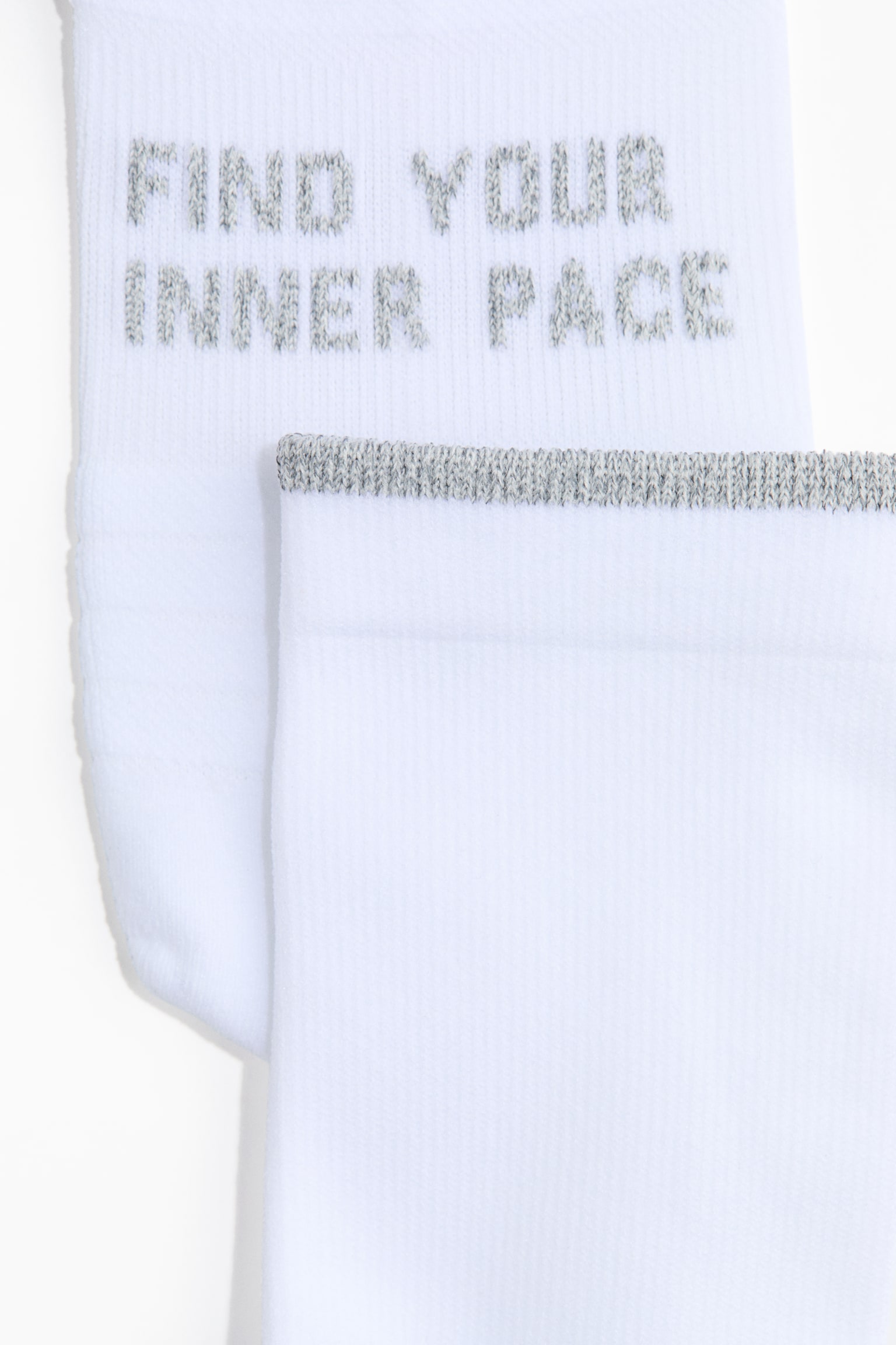2-pack running socks with DryMove™ - White - 3