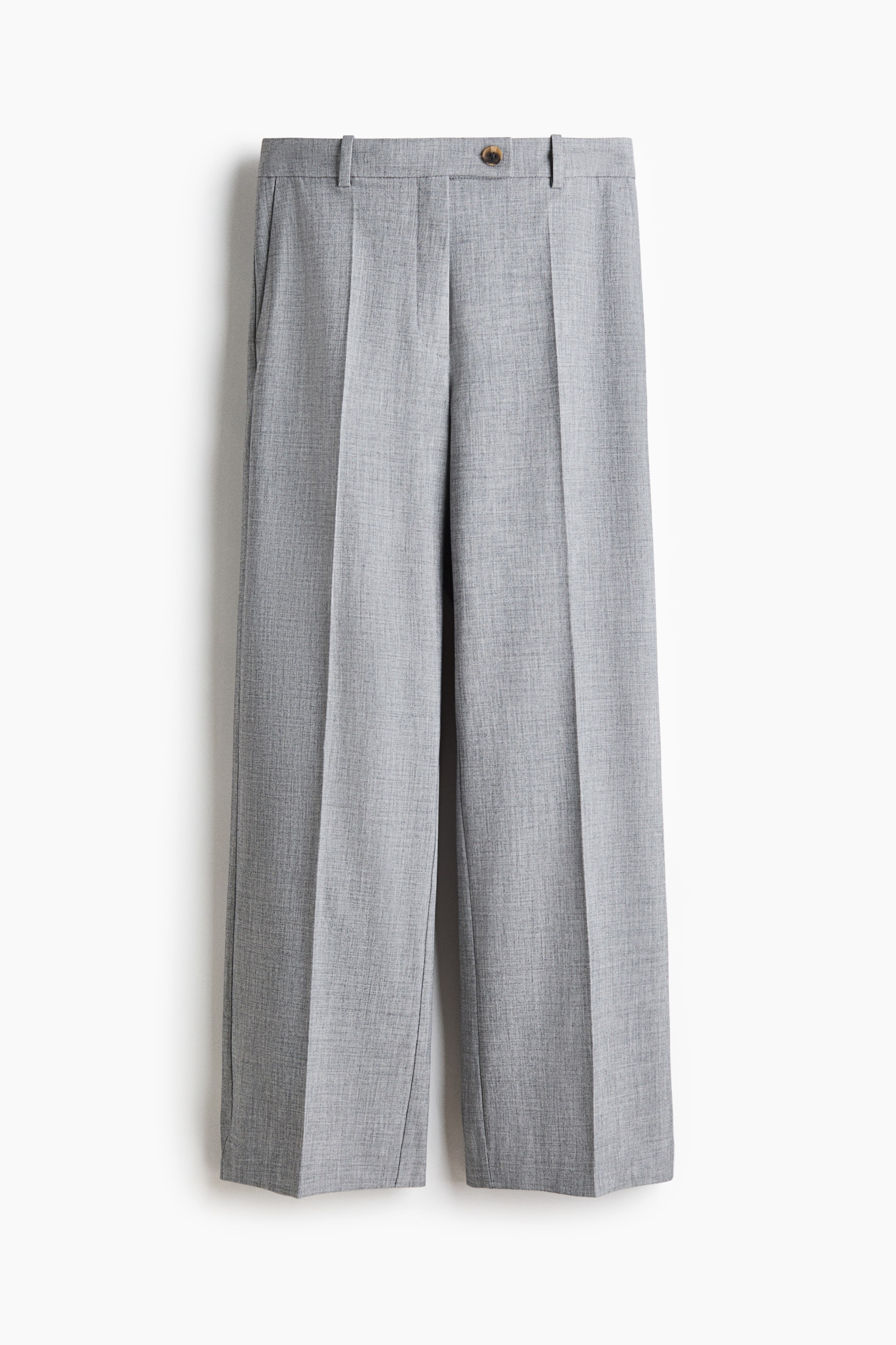 View larger image: Tailored trousers - Grey marl - Ladies | H&M IN 1
