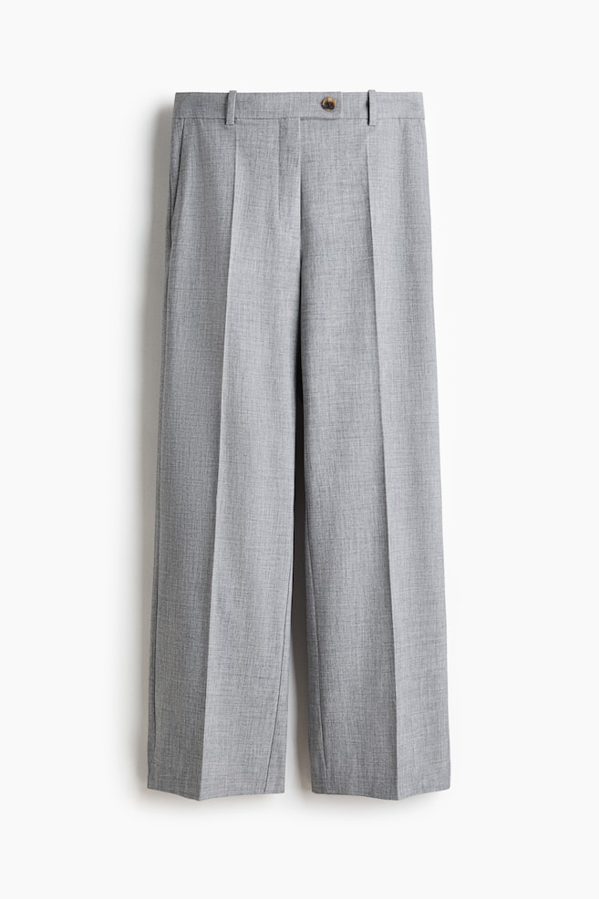Dress Pants - Gray melange/Dark khaki green - 1