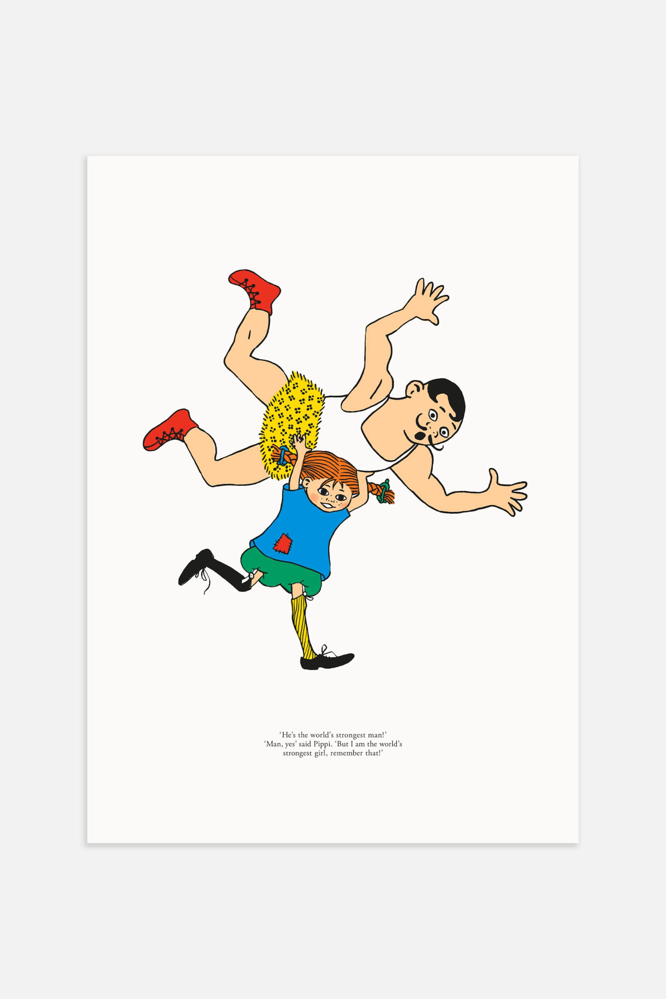 Píppi Wrestling Poster