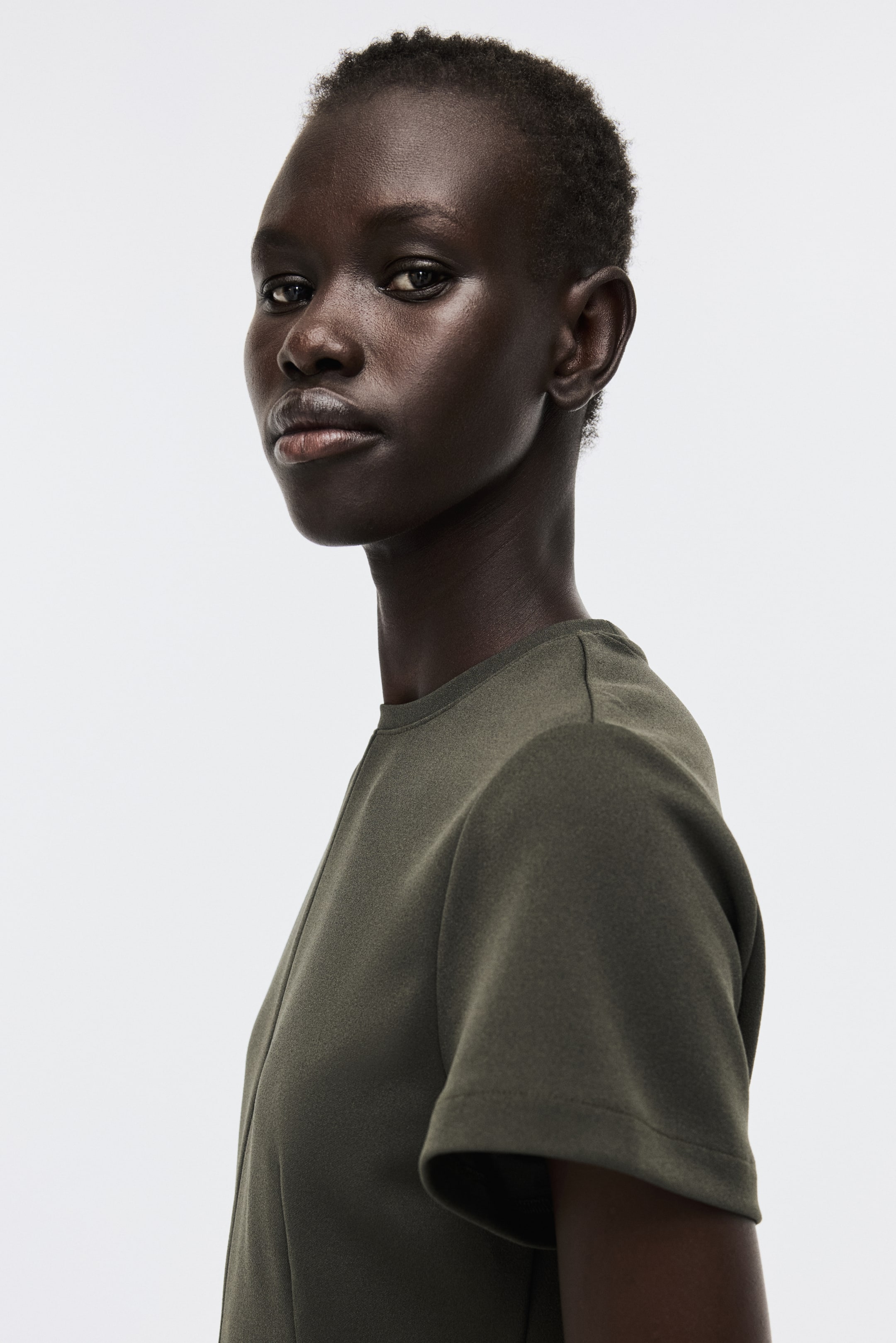 View larger image: Waisted top - Dark green - Ladies | H&M MY 3