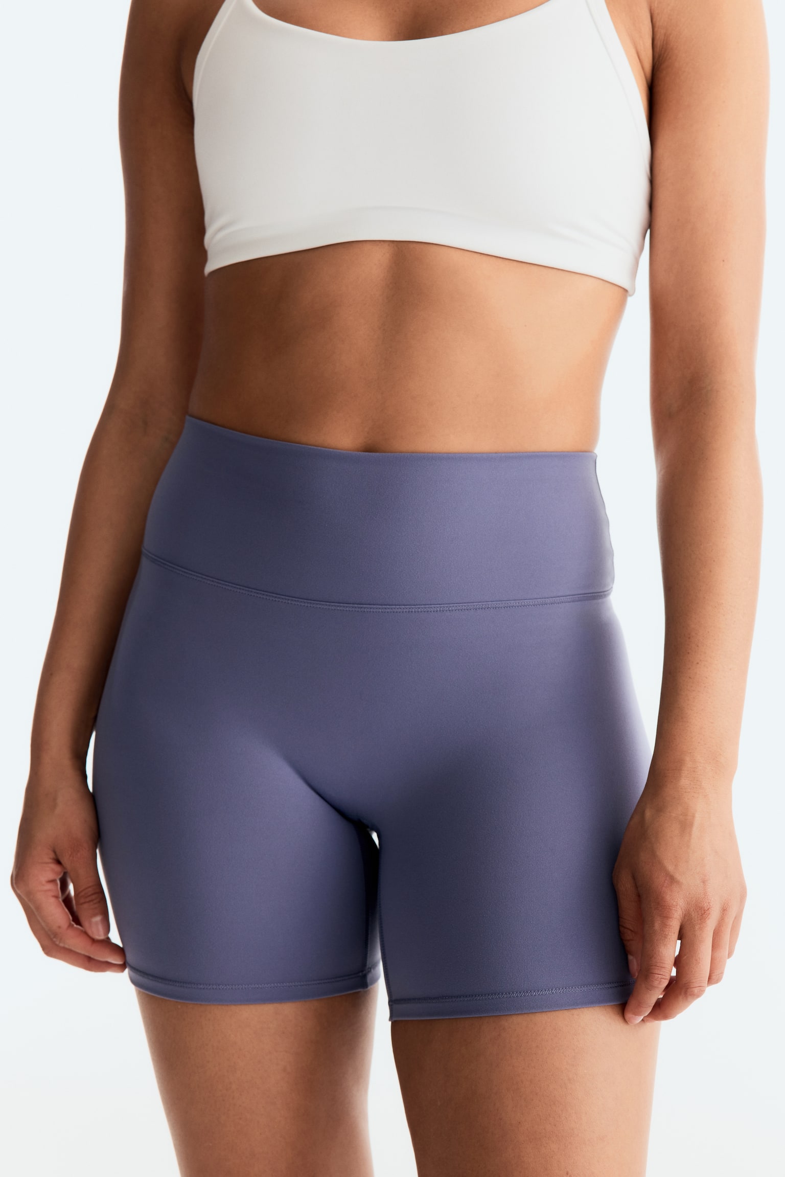 Sports cycling shorts with SoftMove™-Dusty violet - 5