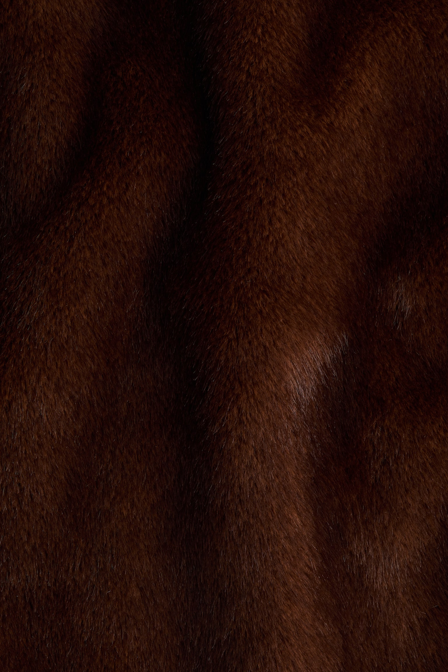 Magas nyakú ujjatlan felső - Sötétbarna - 4