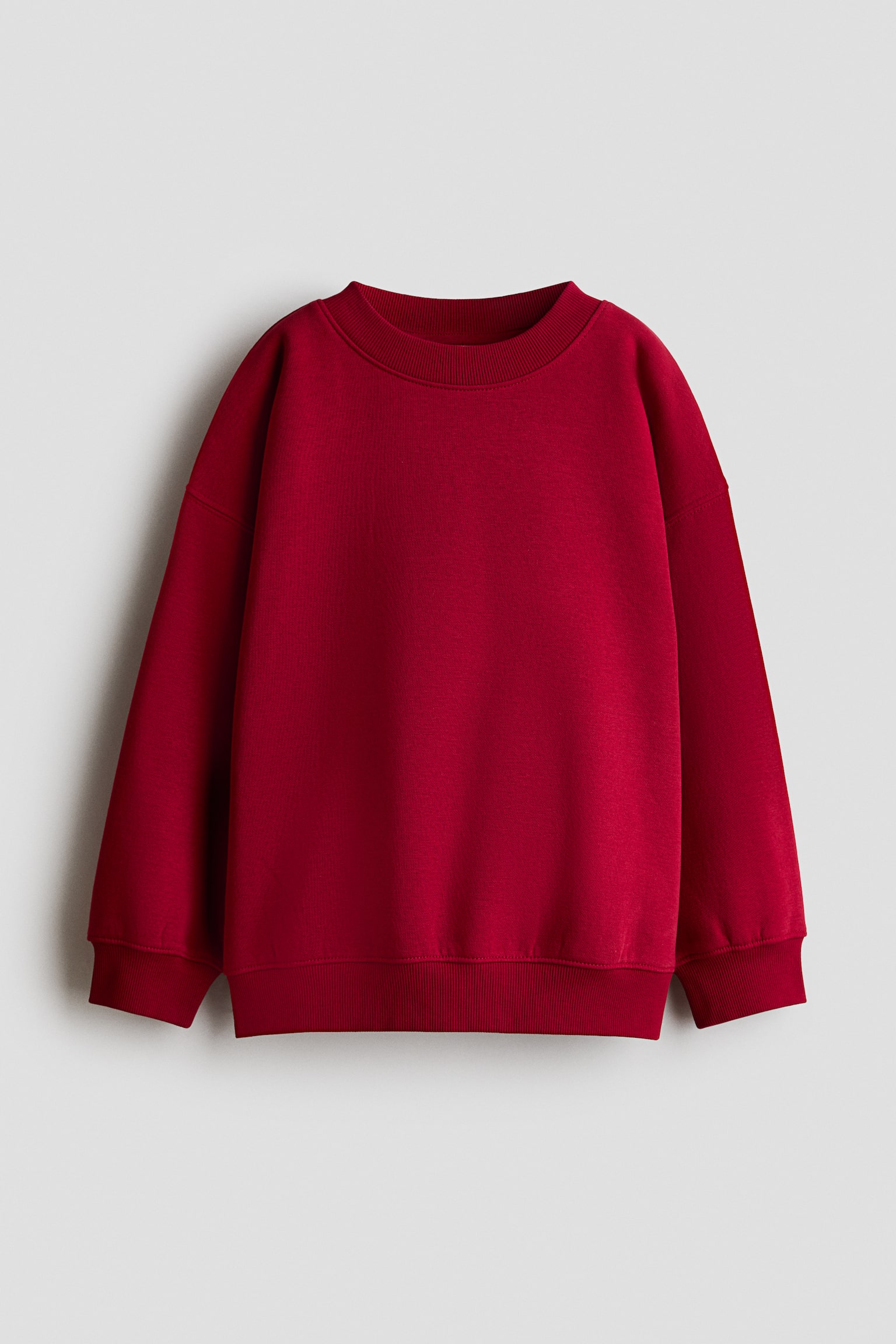 Brushed-Inside Sweatshirt - Red/Navy blue/Dark red/Beige/Brown/Light gray melange/Dark green/Turquoise/Dark red melange/Blue/Ivory/navy blue striped/Black/Dark turquoise/dinosaurs