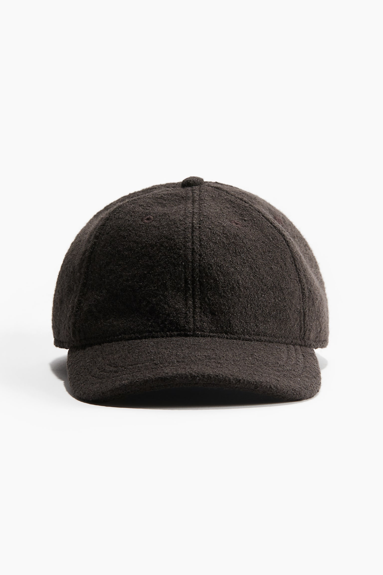 Wool-blend cap - Dark brown - 2