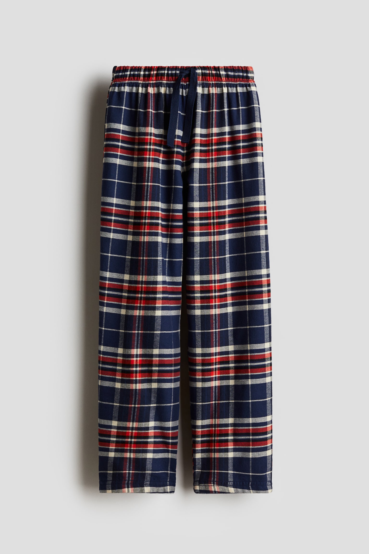 Cotton pyjama bottoms - Dark blue/Red checked/Black/Checked/Blue/Checked/Green/Checked - 1