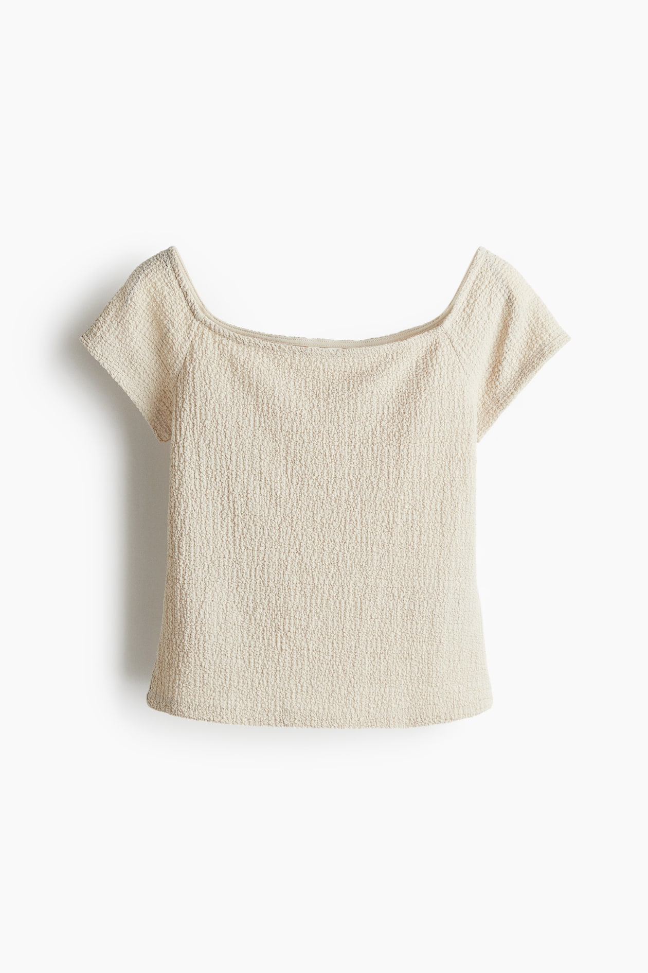 Textured Jersey Top