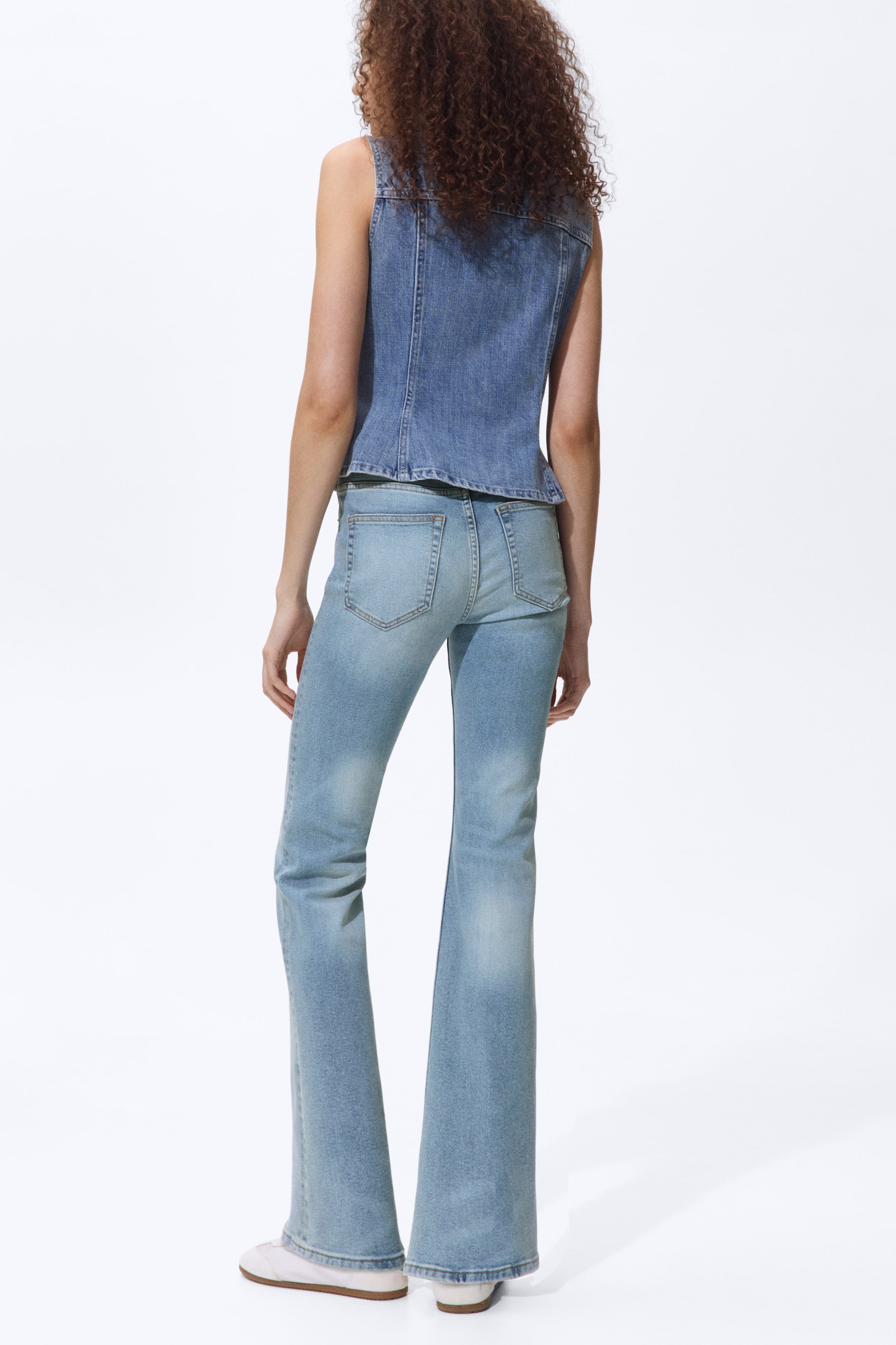 Jean évasé Taille haute