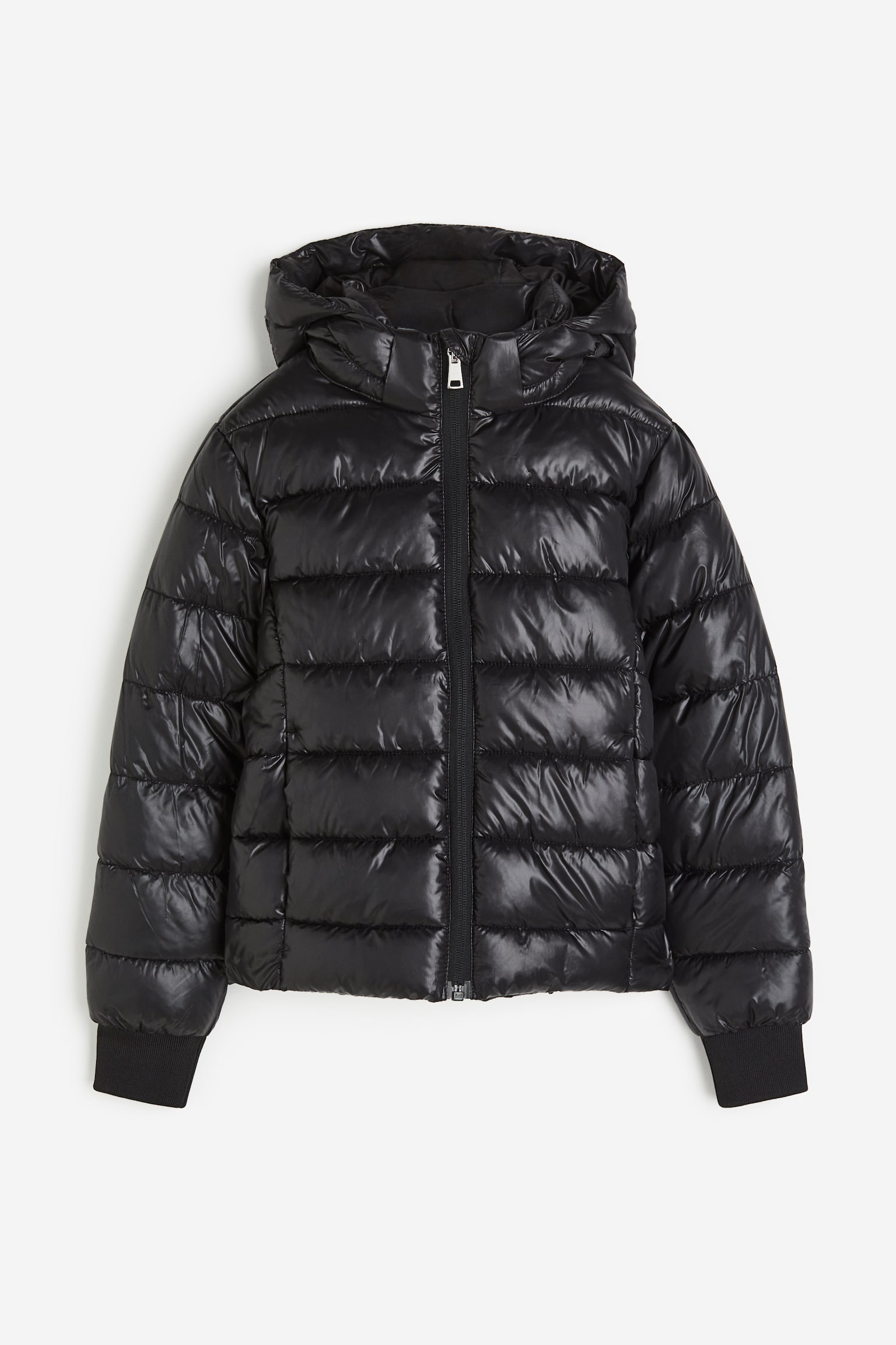 Midweight Puffer Jacket - Black - 1