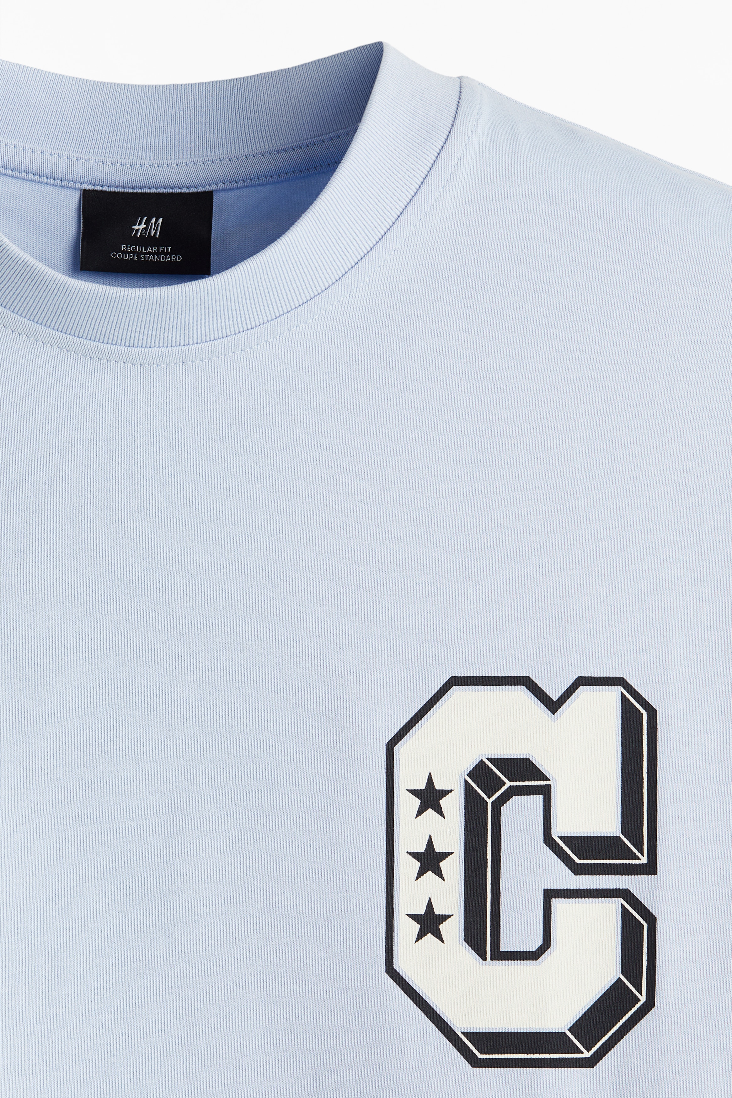 Regular-Fit Printed T-Shirt - Light blue - Men | H&M US