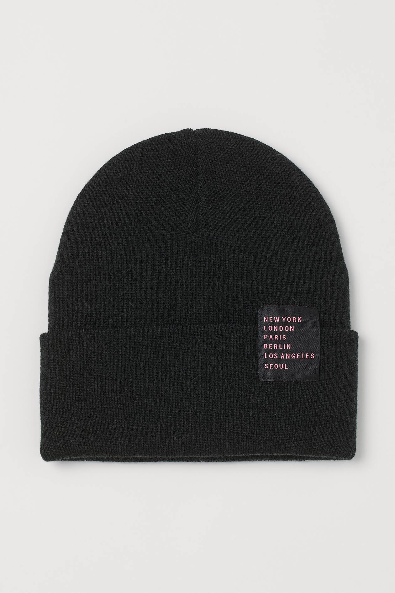 Fine-knit Hat - Black - Kids | H&M US