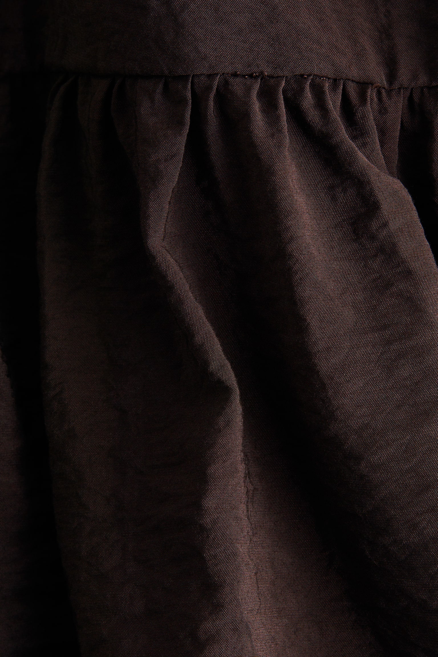 Chân váy xoè - Màu nâu đậm - 3