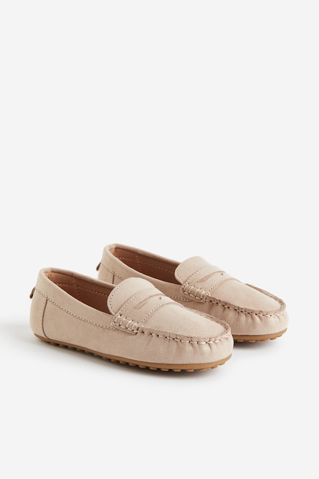 Loafers - Light beige/Navy blue - 1