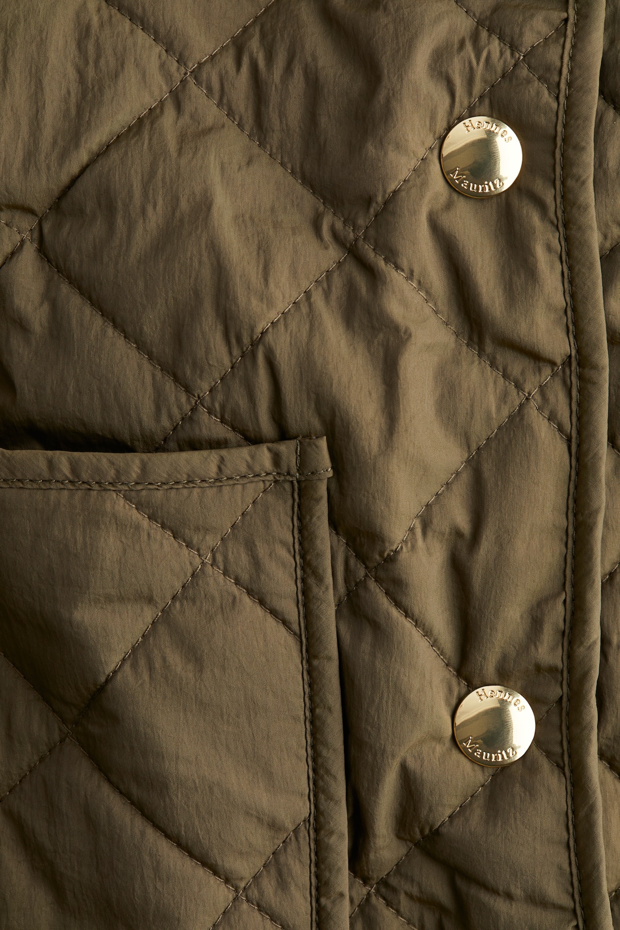 Quilted Jacket with Corduroy Collar - image 4
