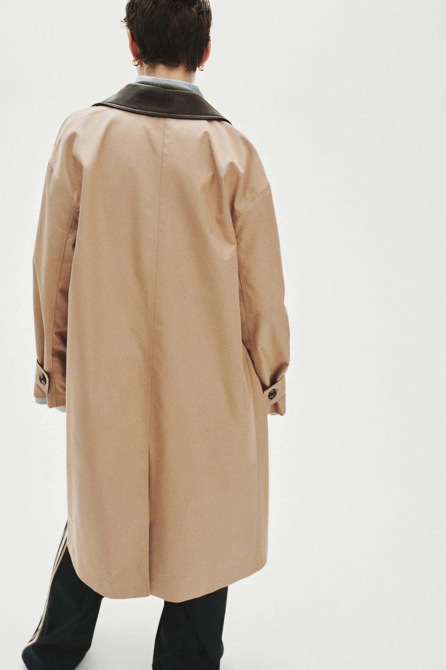 Twill car coat - Beige - 6