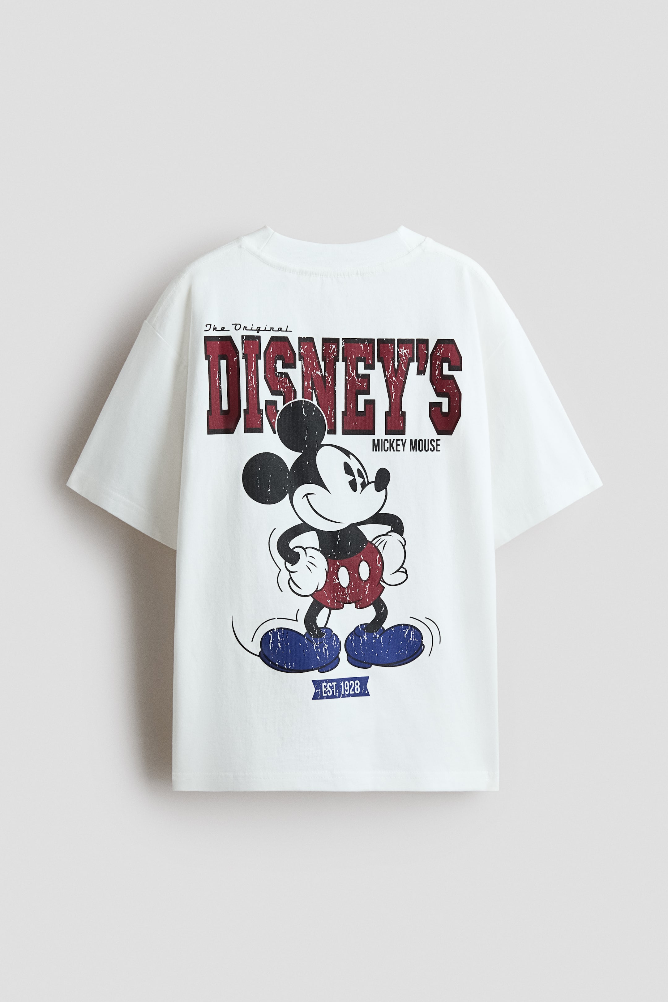 Tričko s potiskem - Bílá/Myšák Mickey - DĚTI | H&M CZ