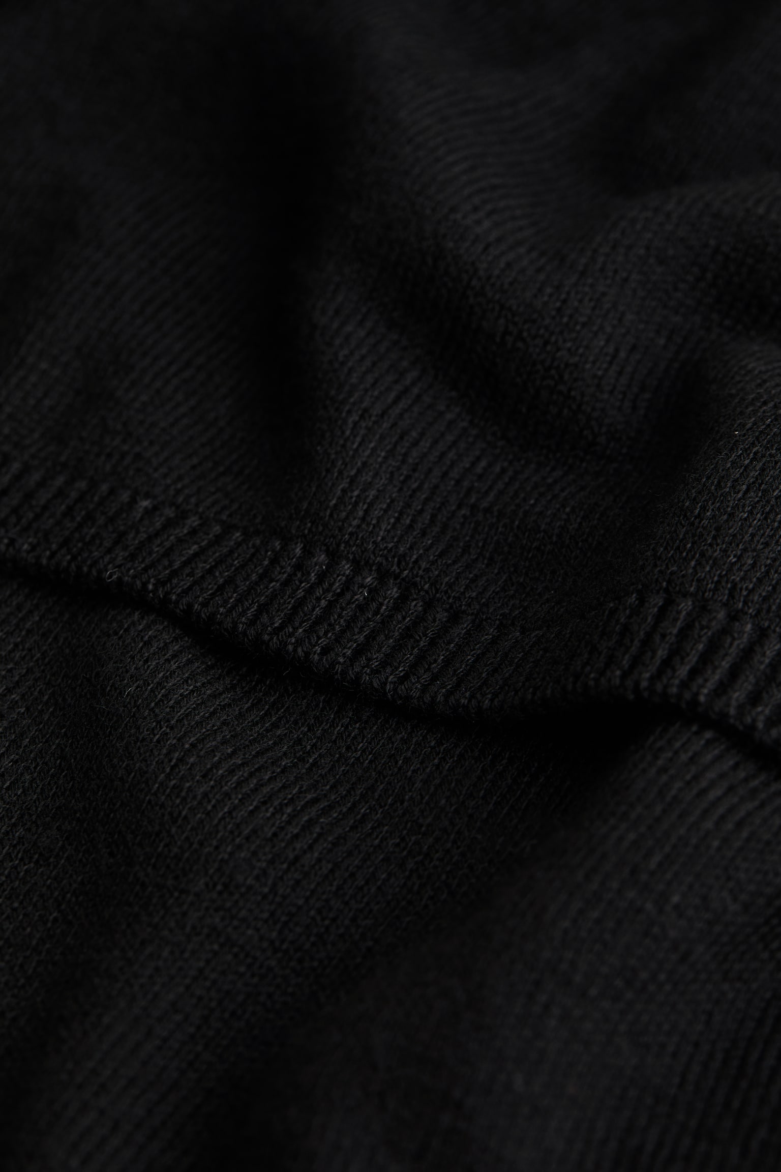 Женский топ H&M Cape-Detail Rib-Knit, цвет: Чёрный — фото 5