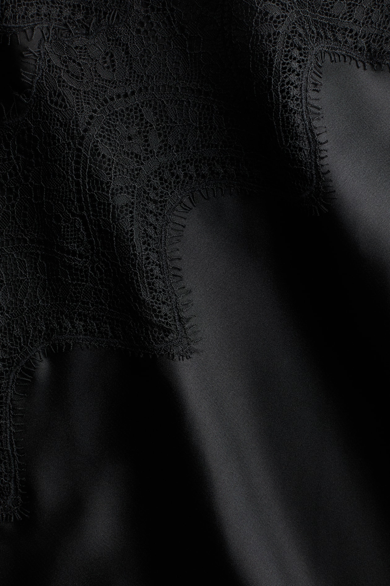 Lace-Trimmed Satin Camisole Top - image 2