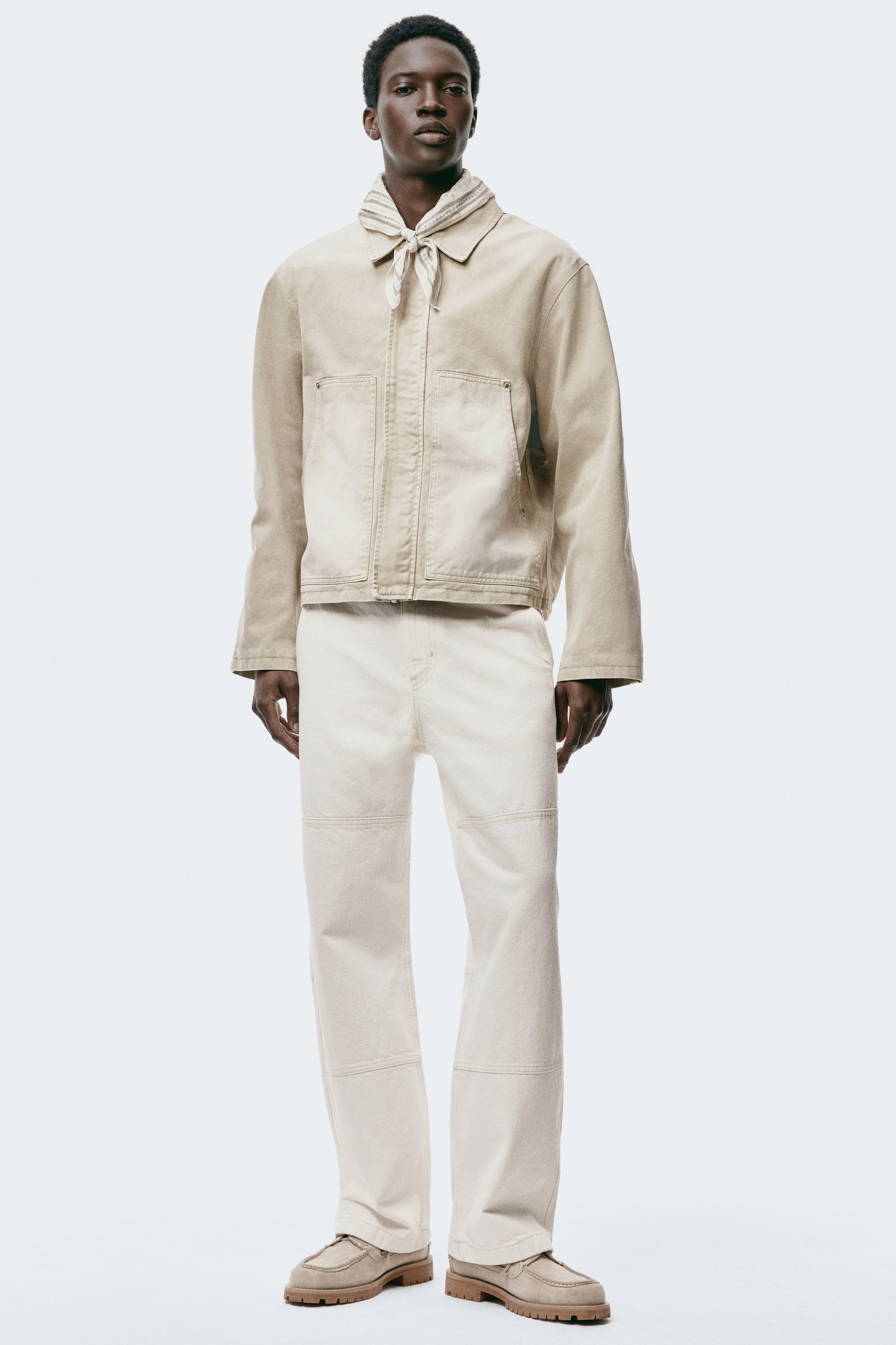 Loose-Fit Worker Jeans