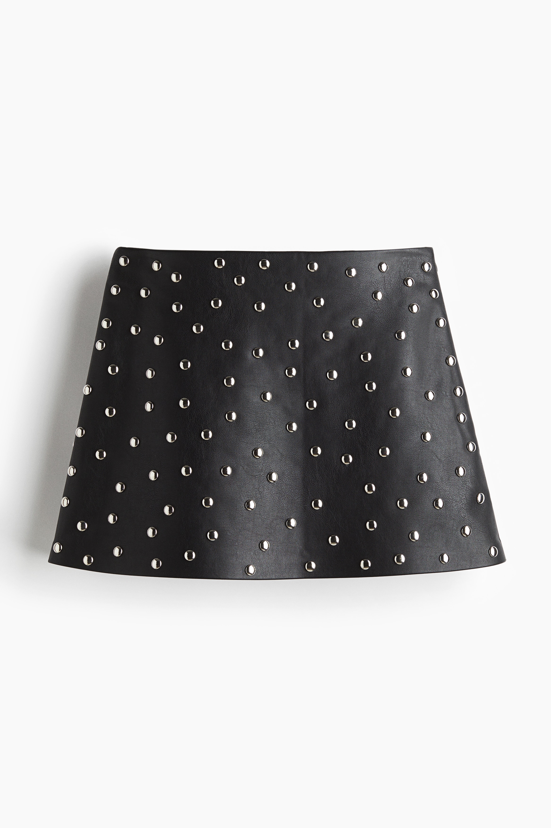 Studded Mini Skirt - Black