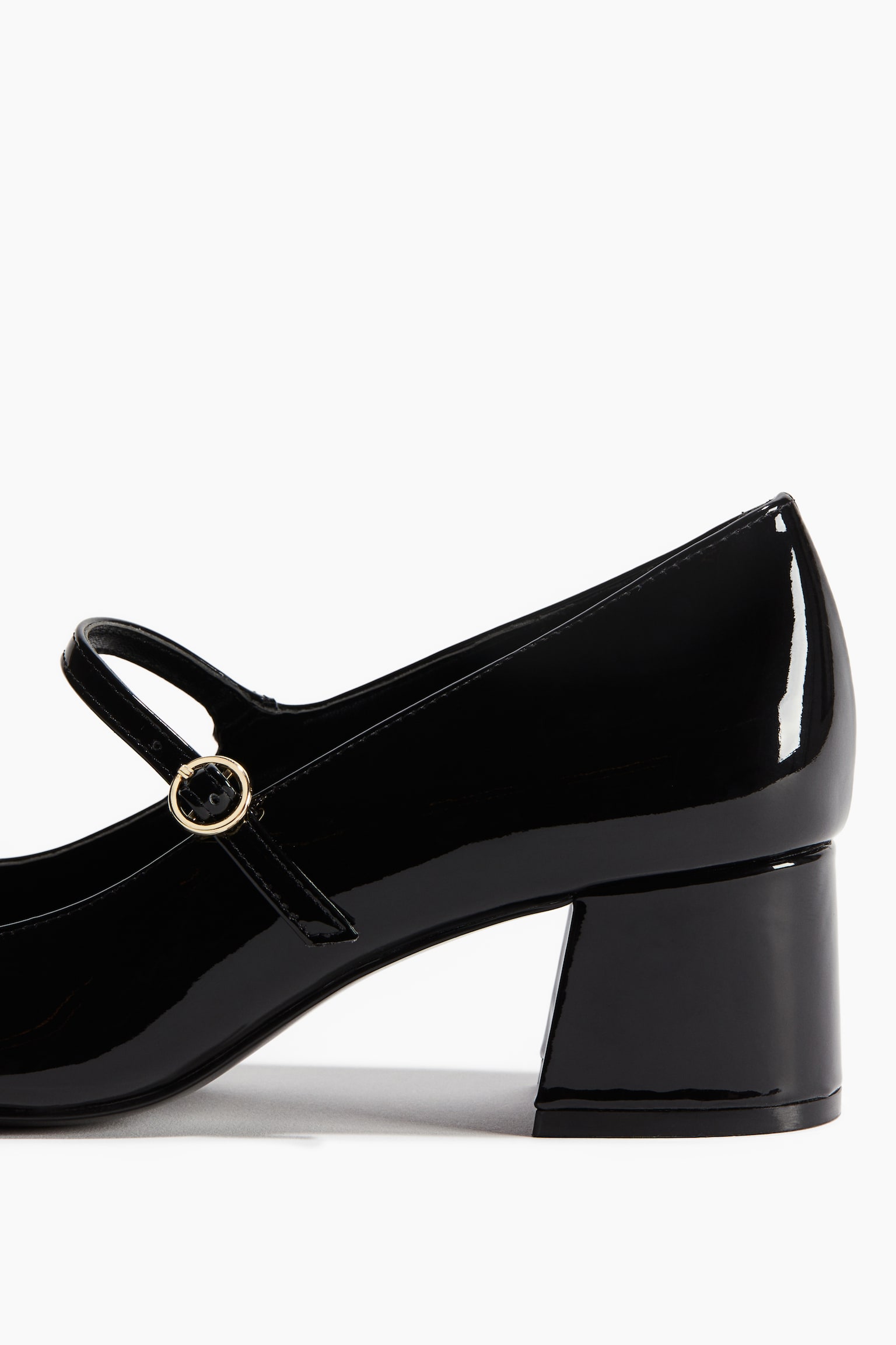 Patent Mary Janes - Black - 2