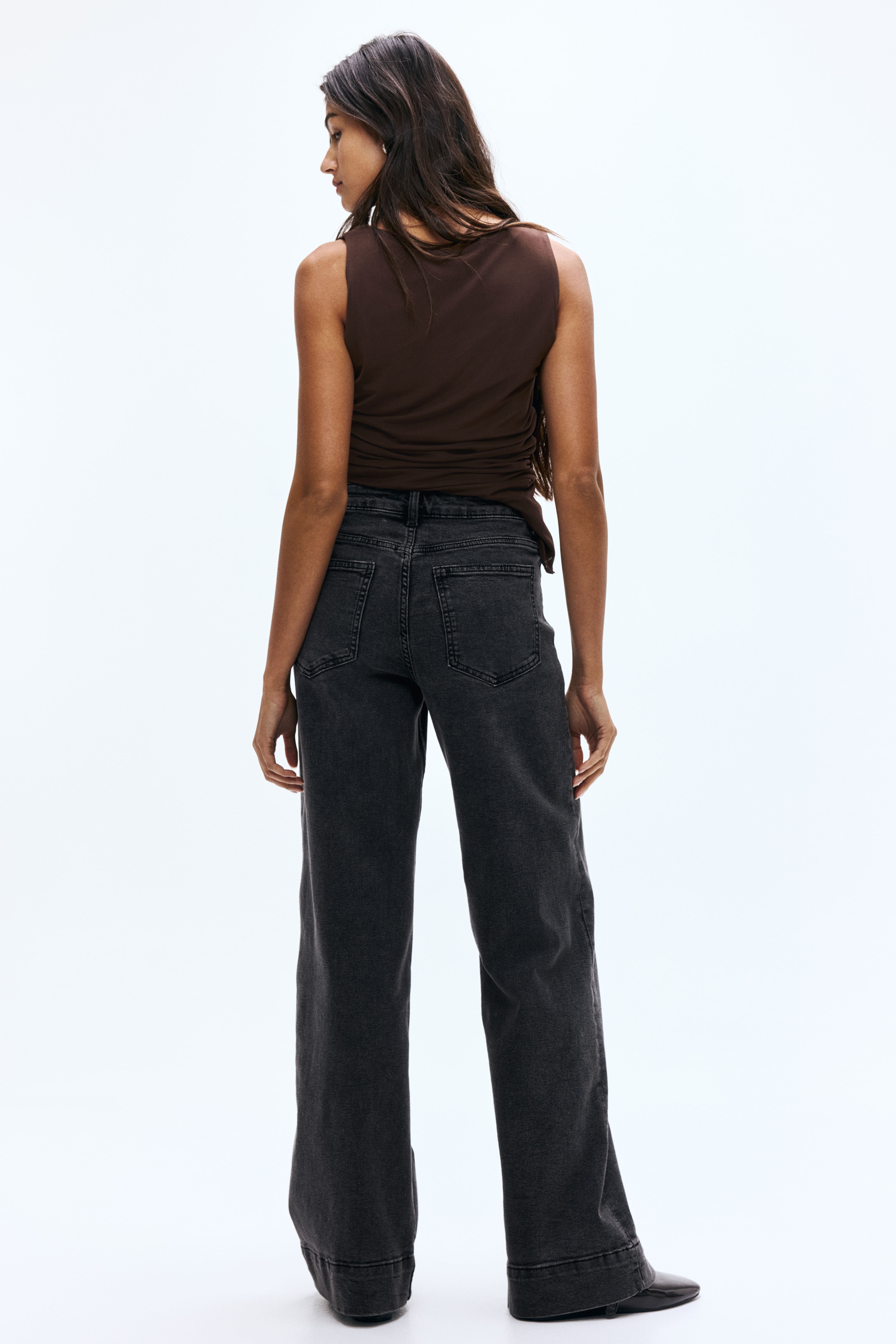 Wide High Jeans