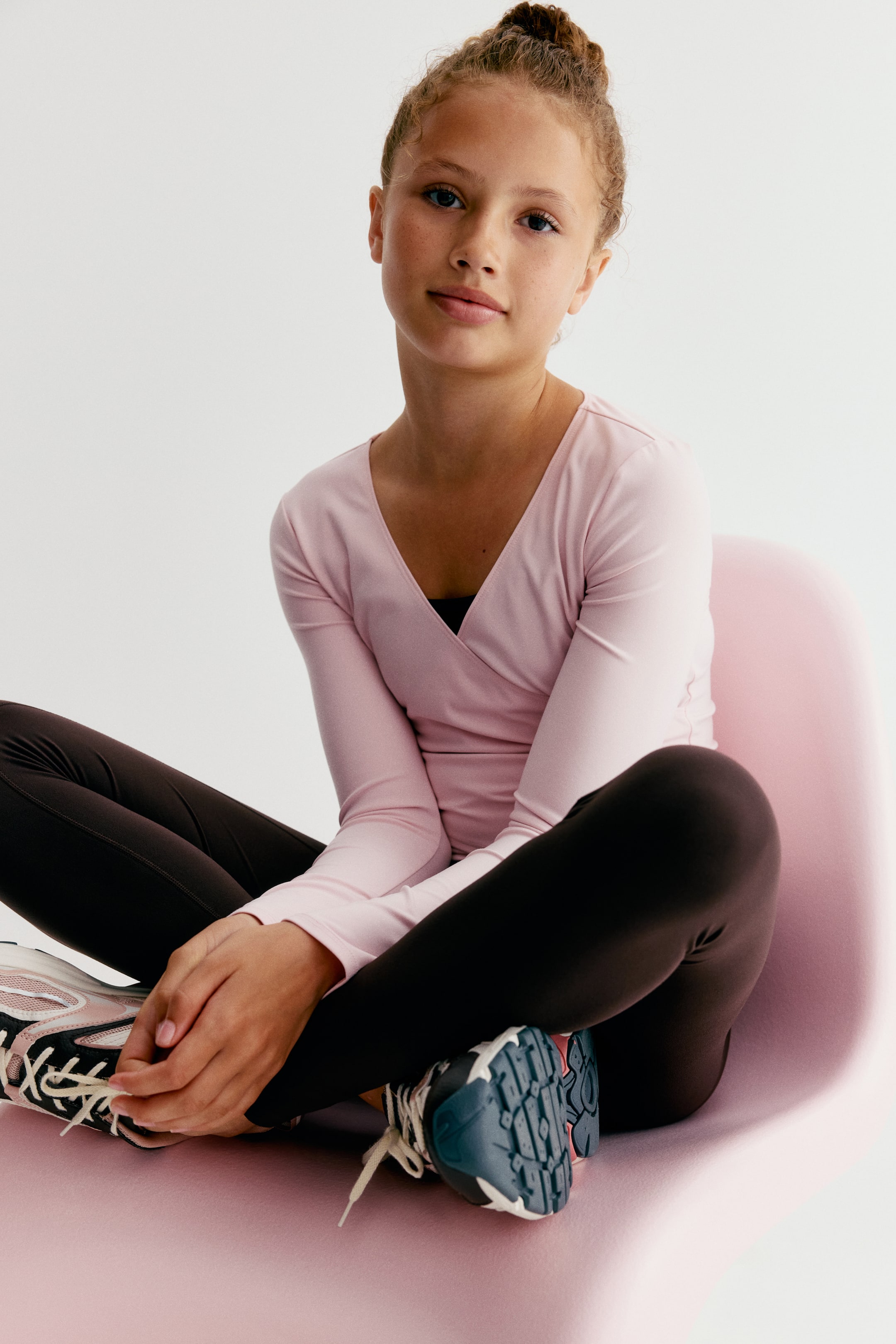 Детские топы H&M Sports Wrap Top — фото 4