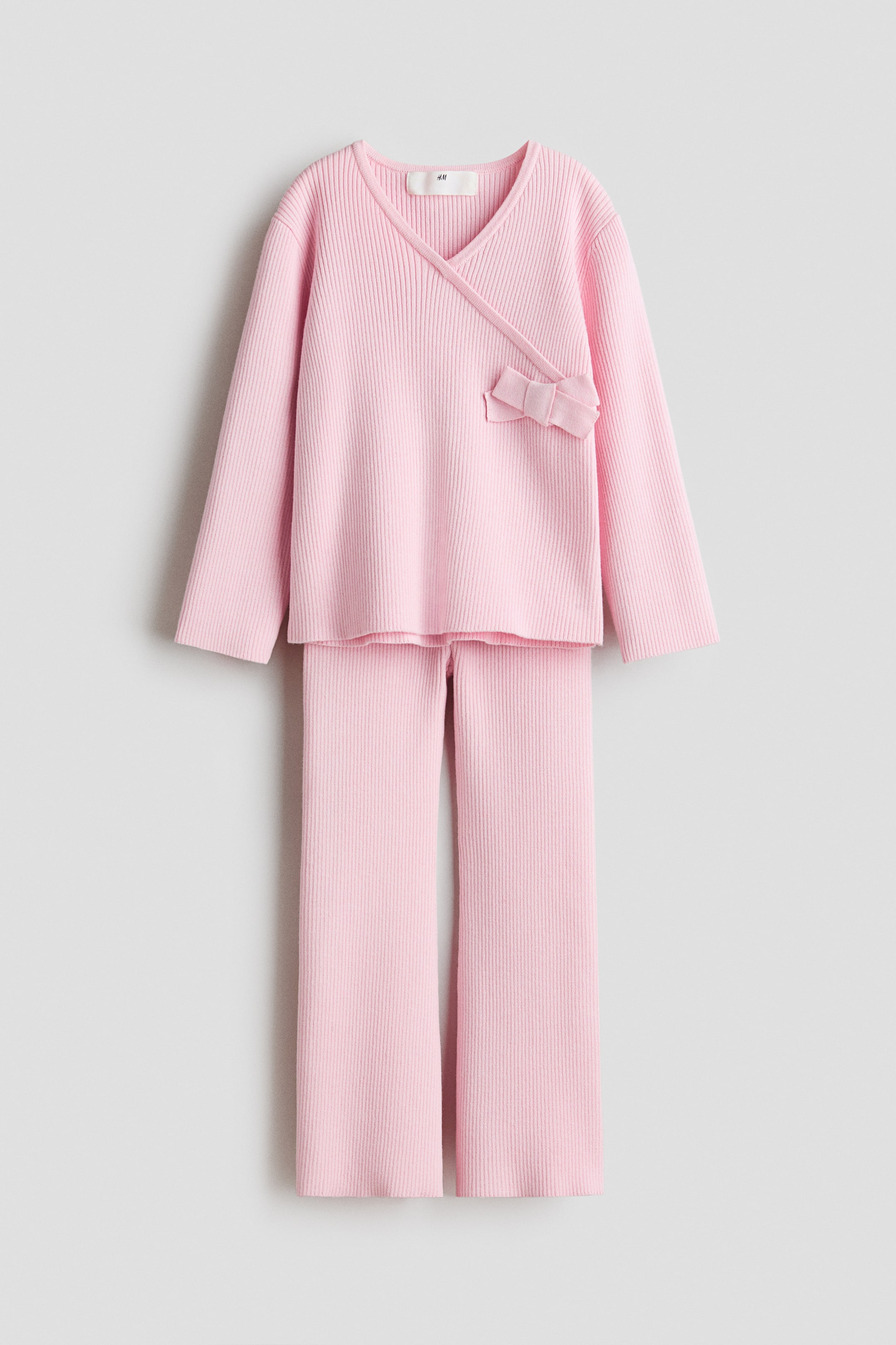 View larger image: 2-piece top and leggings set - Pink - Kids | H&M IE 5