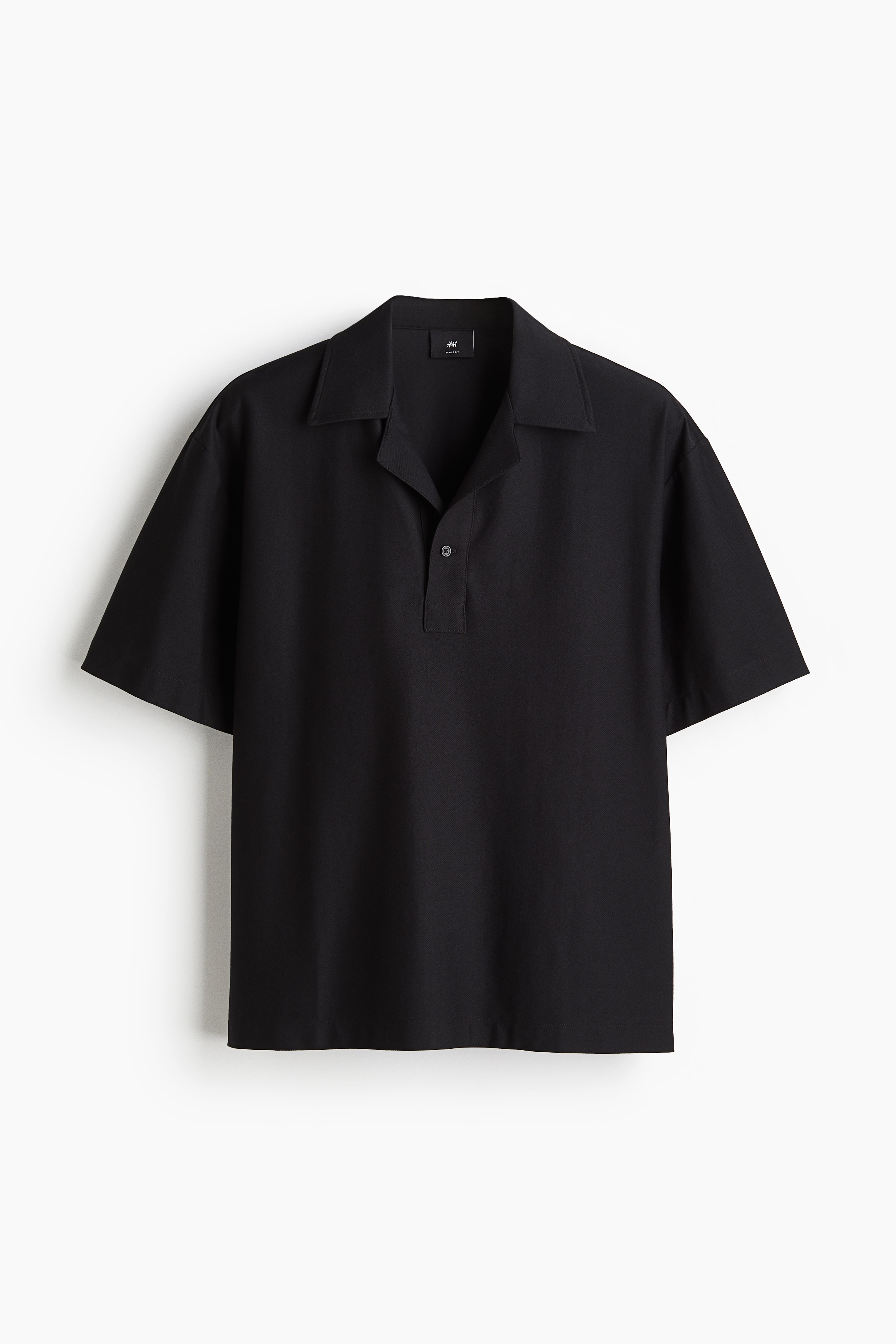 Loose Fit Polo shirt - Black/Pink/White
