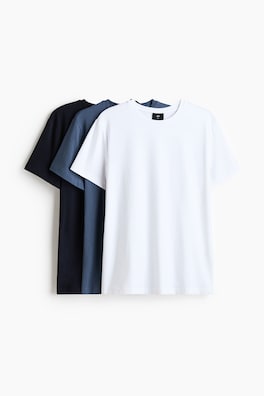 3-pack T-shirt Slim Fit
