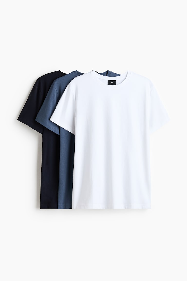Tri majice Slim Fit