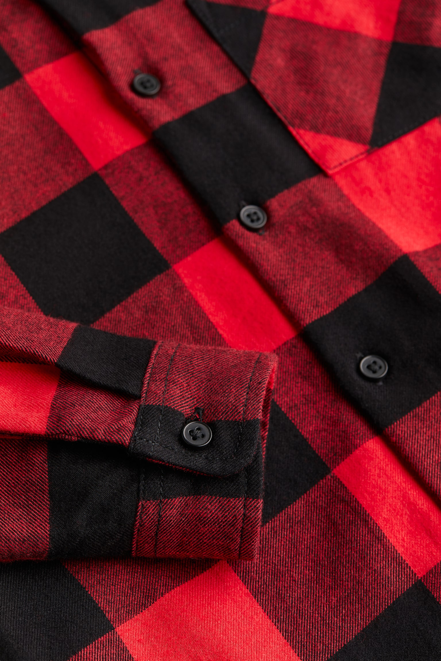 Cotton Flannel Shirt - Red/Check/Red/Check/Green/Check/Brown/Check/Navy blue/Check/Blue/Check - 2