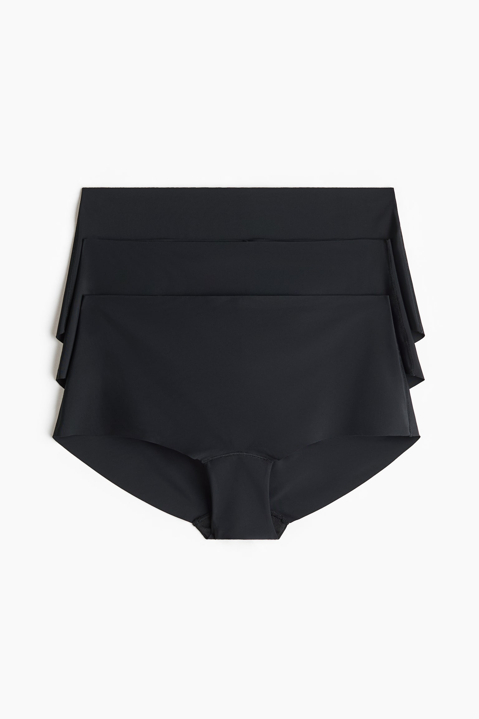 Shortie invisibili 3 pezzi - Nero/Nero/beige scuro/beige chiaro