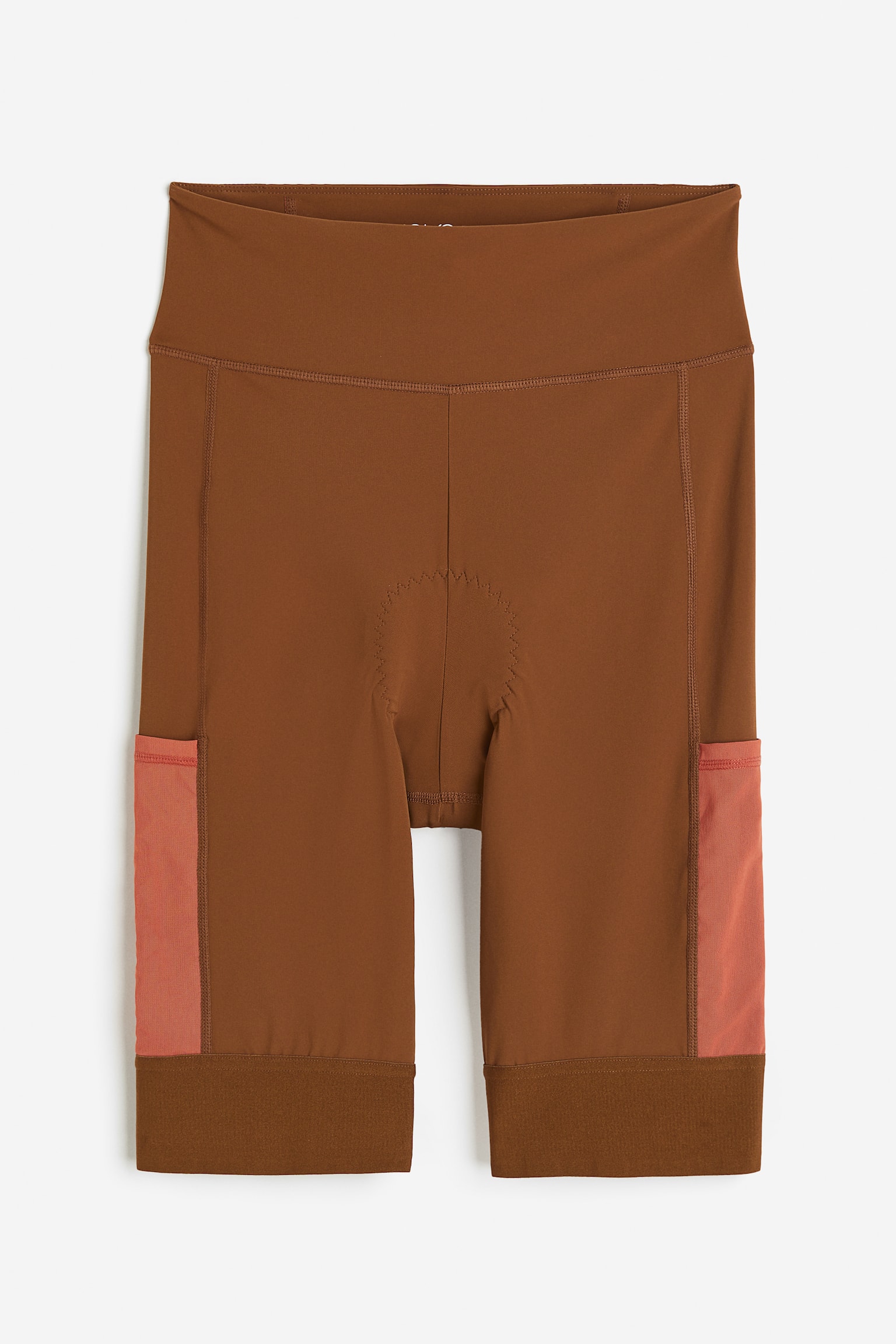 DryMove™ Bike Shorts - Brown/Coral/Black/Black - 1