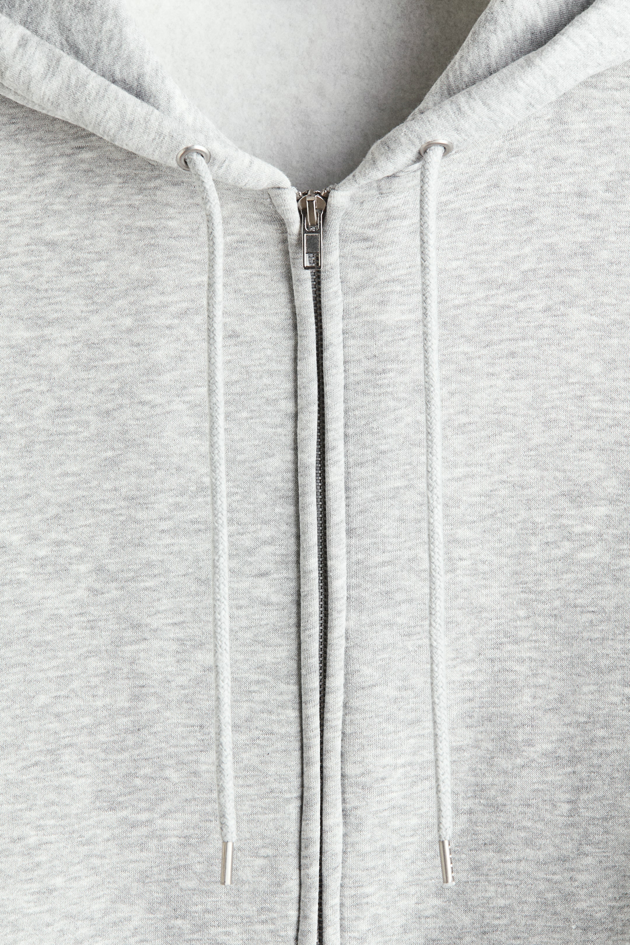 View larger image: Loose-Fit Hooded Jacket - Gray melange - Men | H&M PH 6