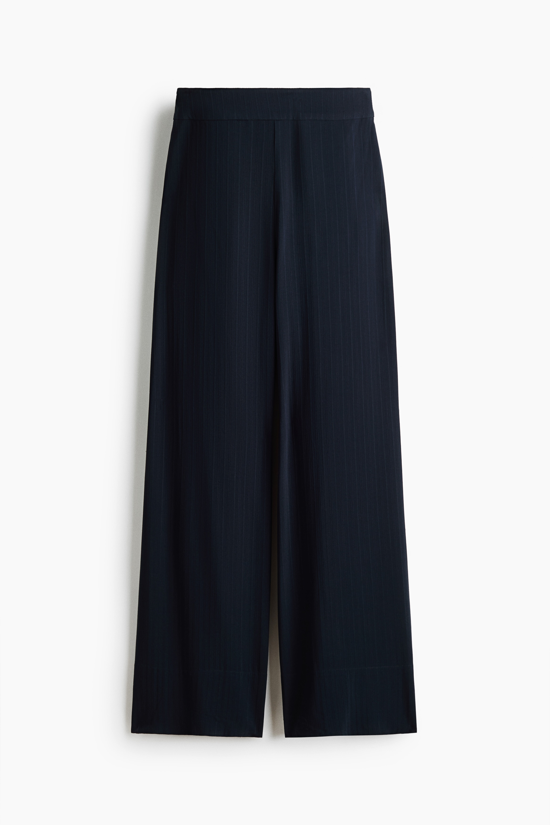 Viscose broek - Loose Fit - Navy blue