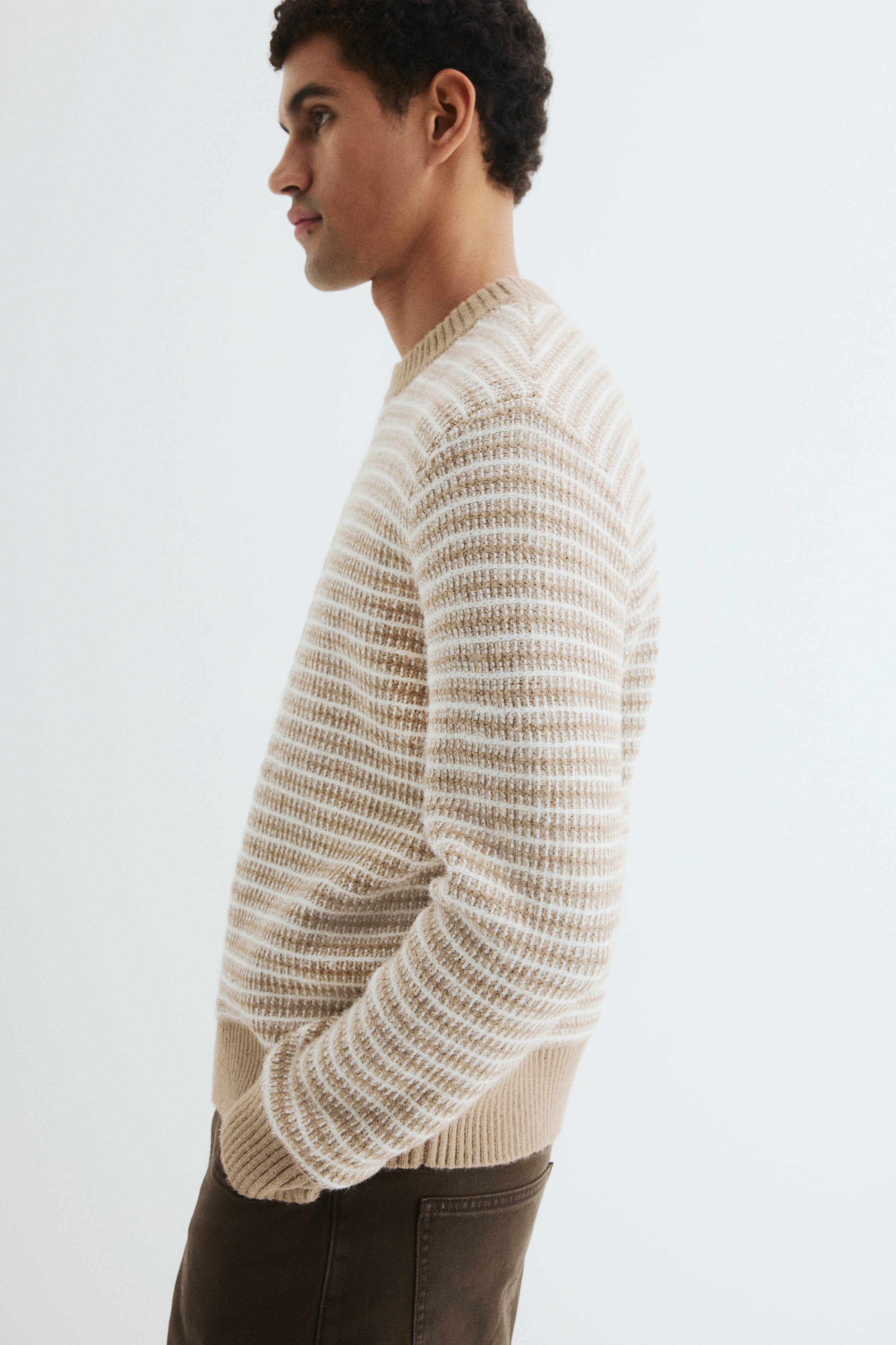 Regular Fit Jacquard-knit jumper