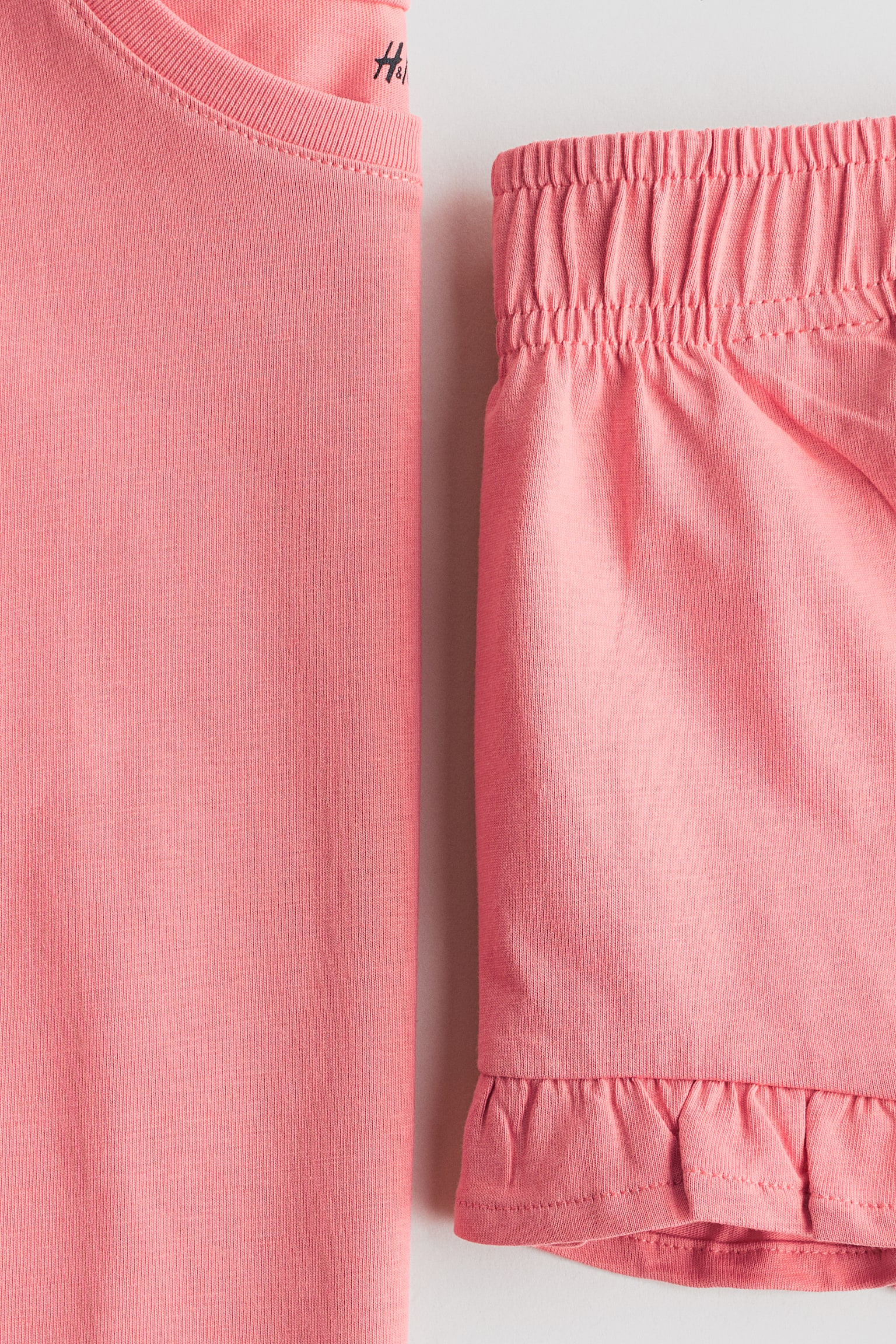 2-Piece Ruffle-Trimmed Set - 2