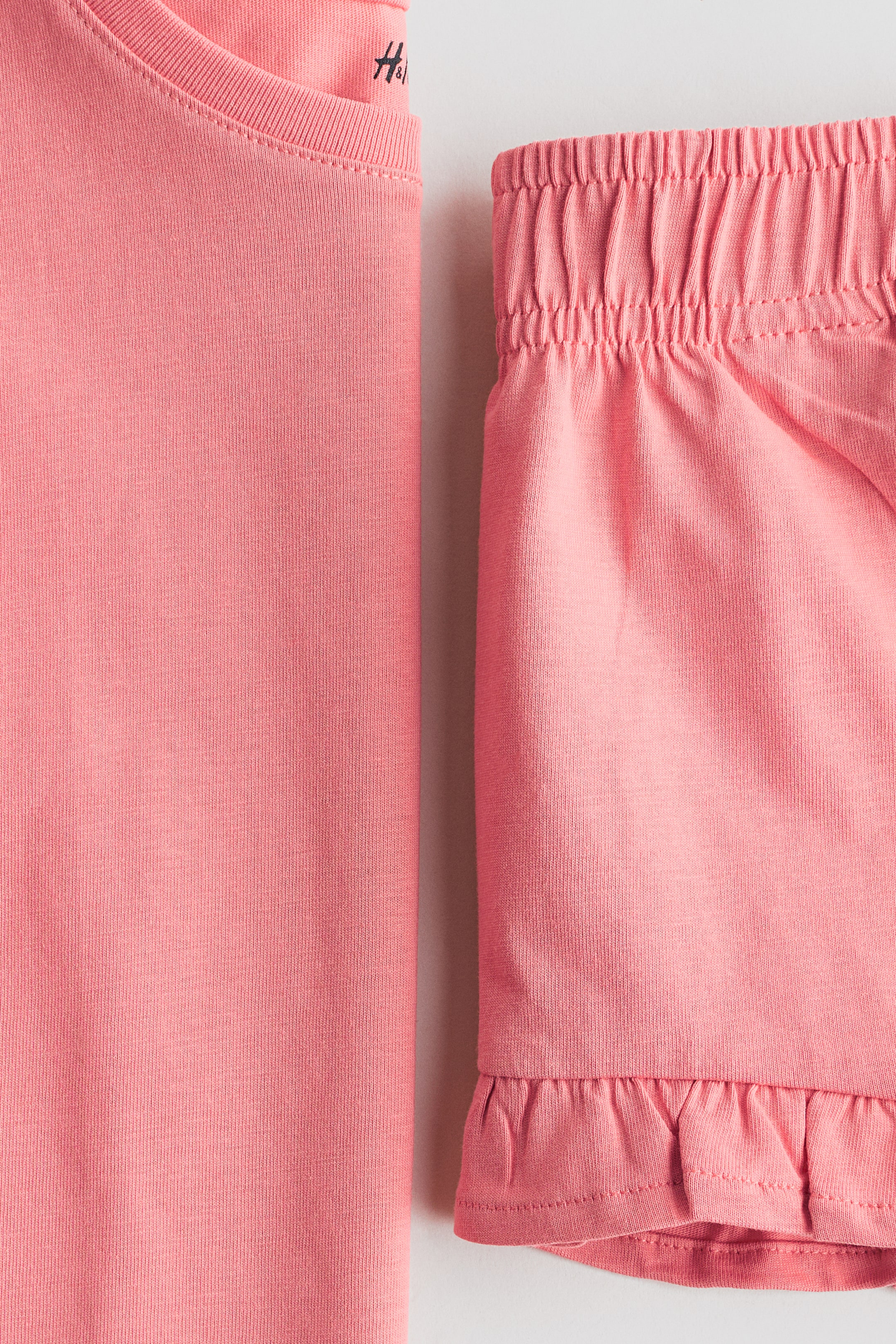 2-Piece Ruffle-Trimmed Set