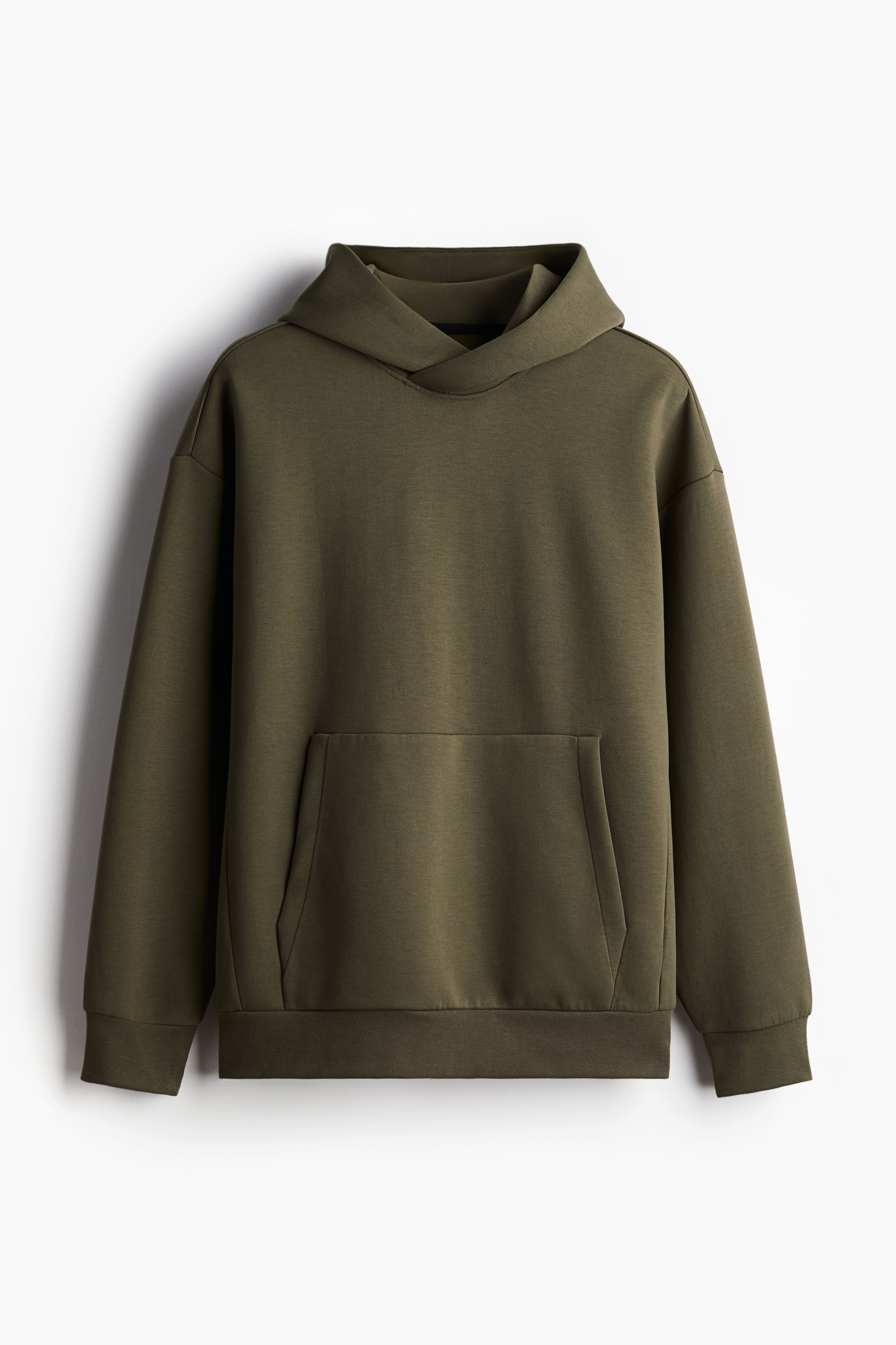 Olive green hoodie h&m on sale