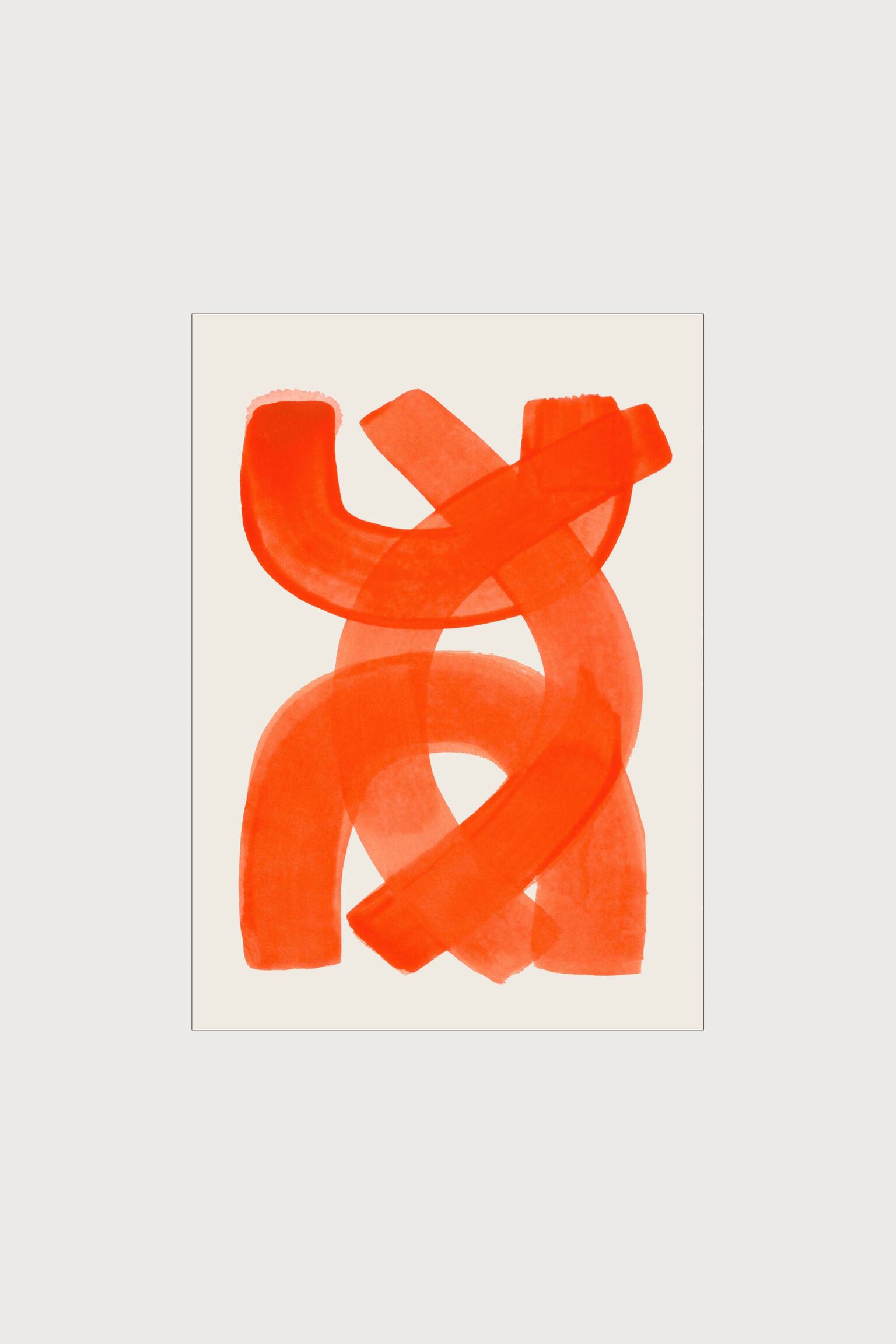 Ejaaz Haniff - Orange Strokes - Orange - 1
