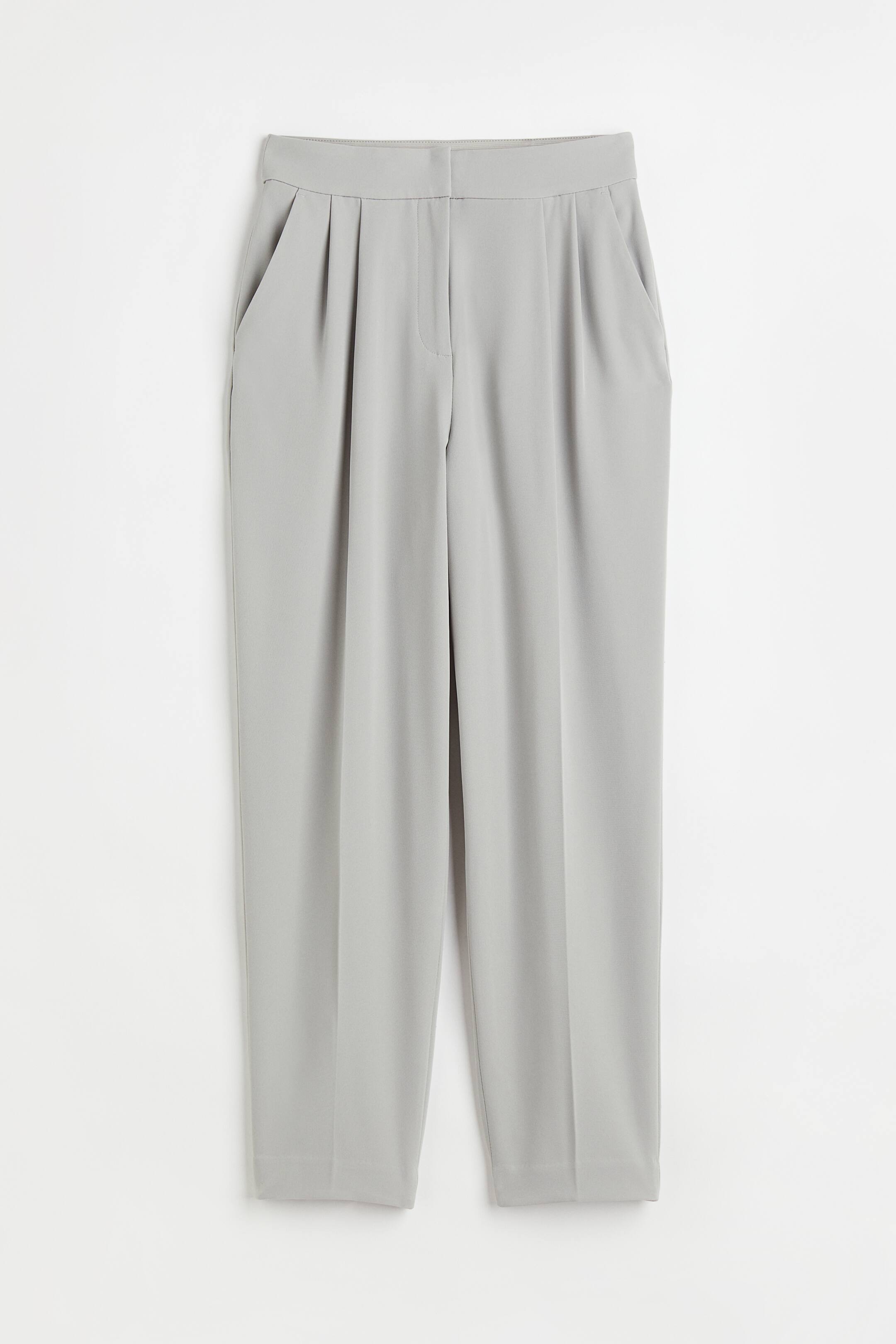 View larger image: Tailored trousers - Light greige - Ladies | H&M 1