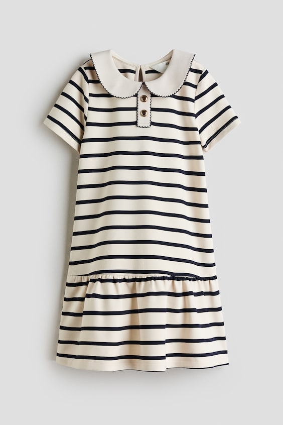 Детские платья H&M Picot-Trimmed Jersey Dress