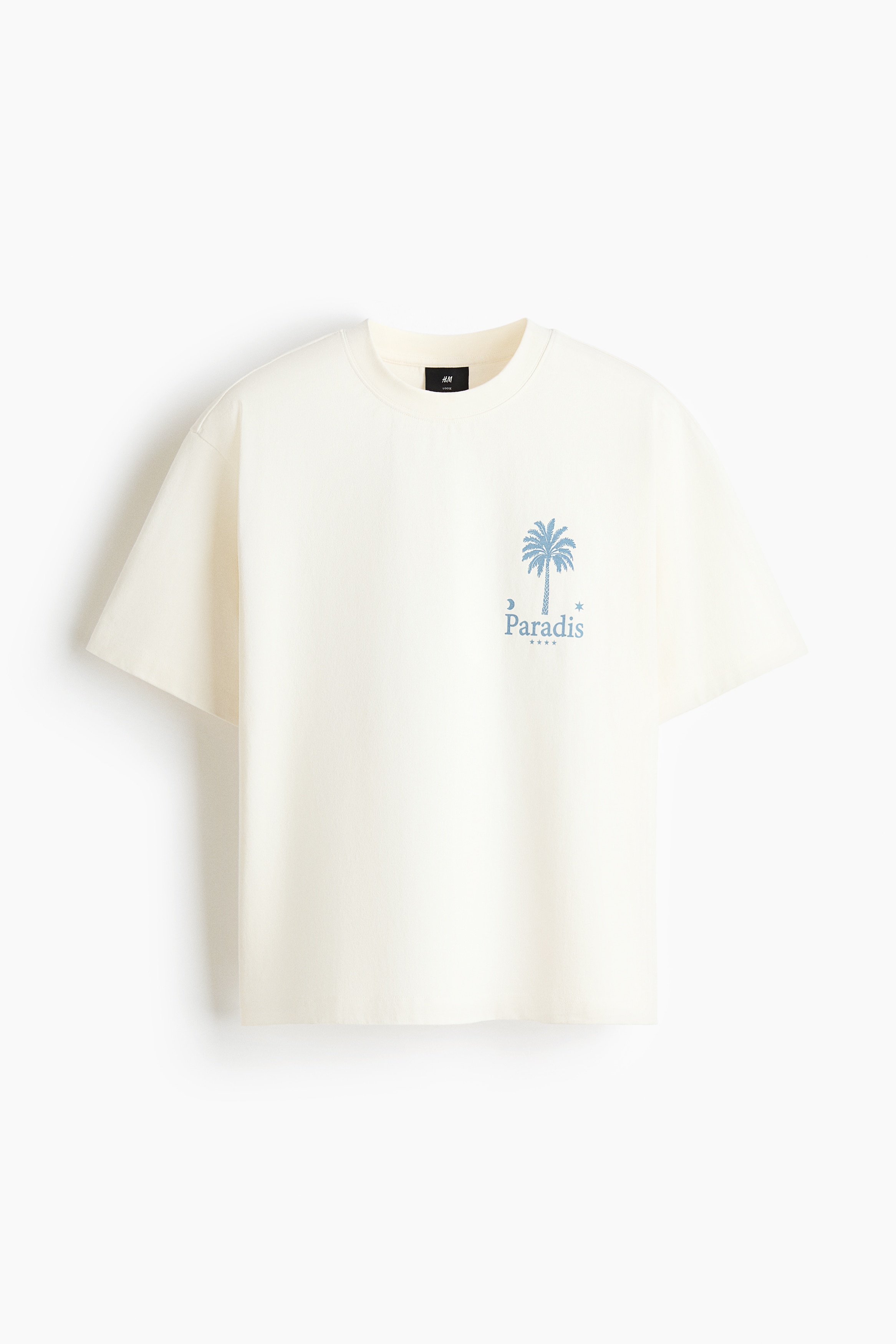 Áo thun cotton in hình Relaxed Fit