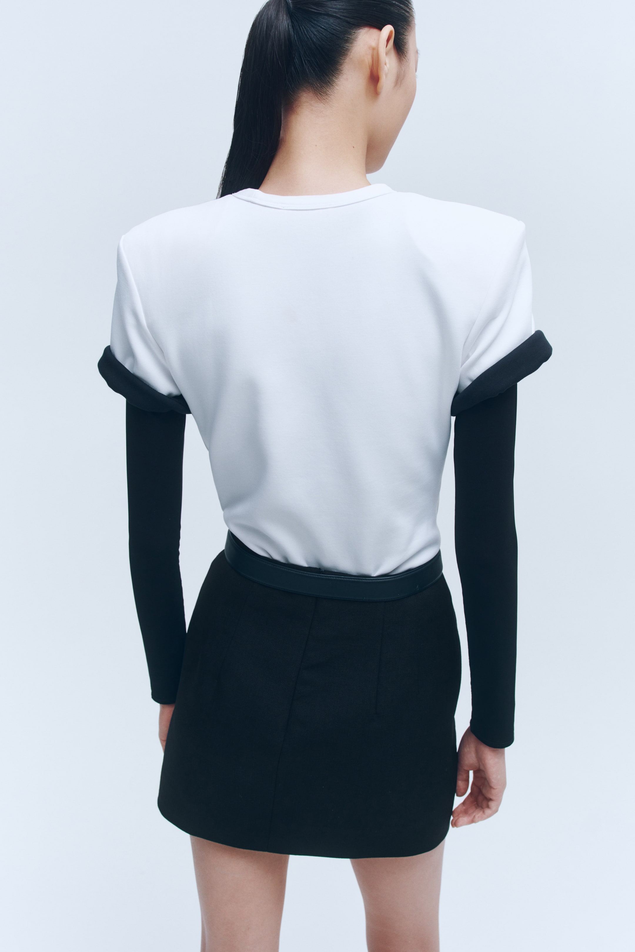 Wool Mini Skirt