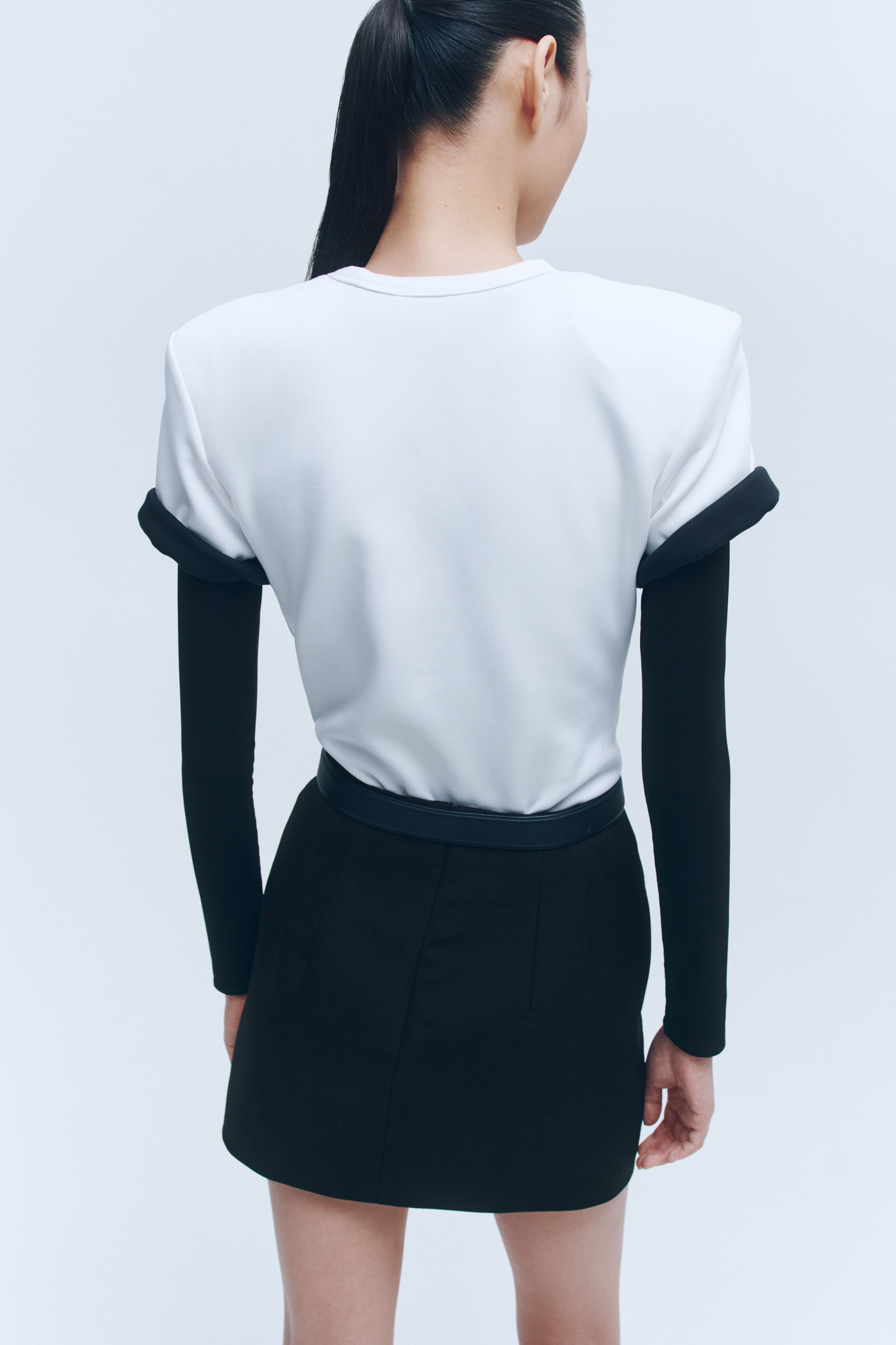 Wool Mini Skirt
